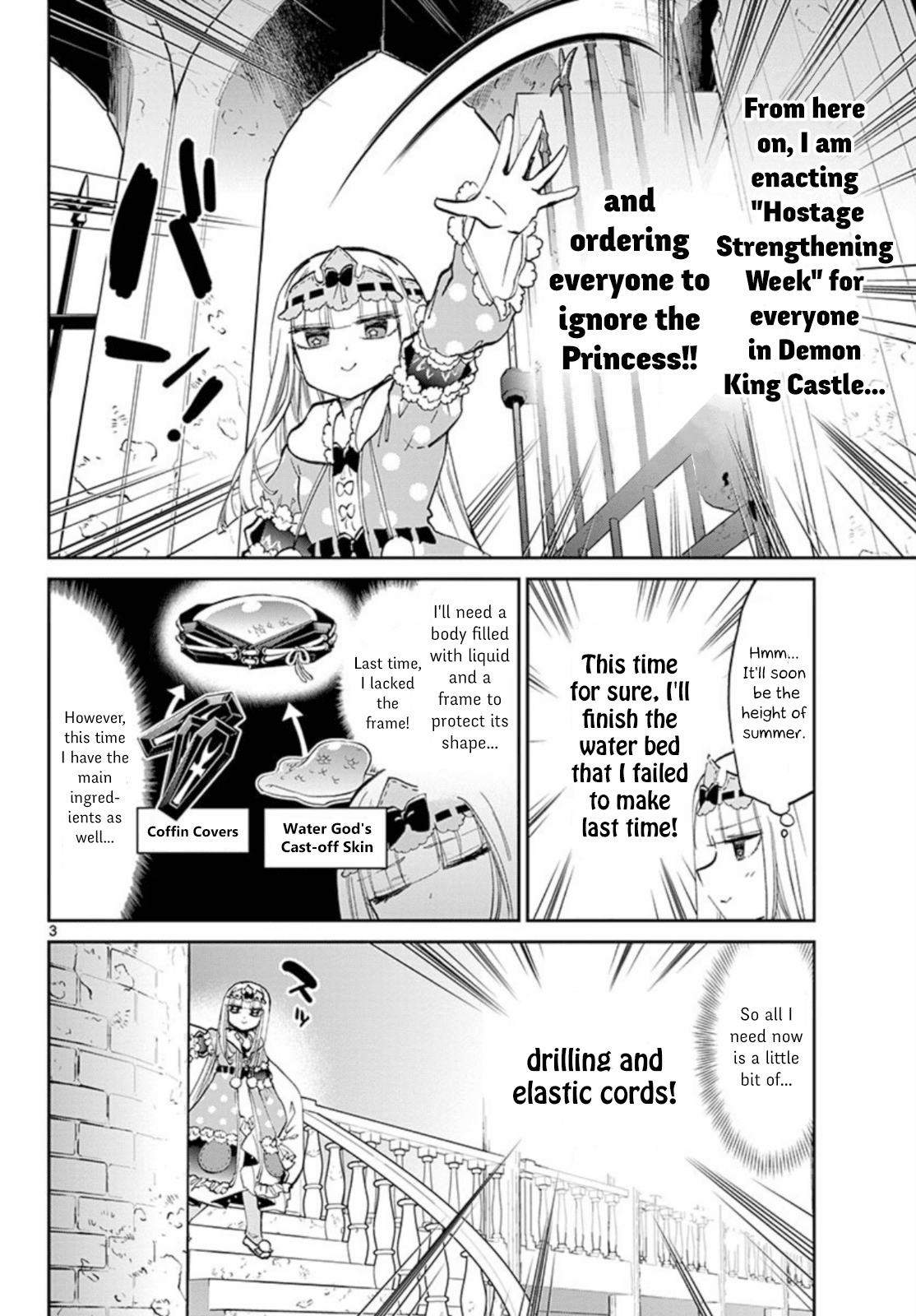 Maou-jou de Oyasumi Chapter 63 page 3 - Chapter 63: Don't Avert your Eyes