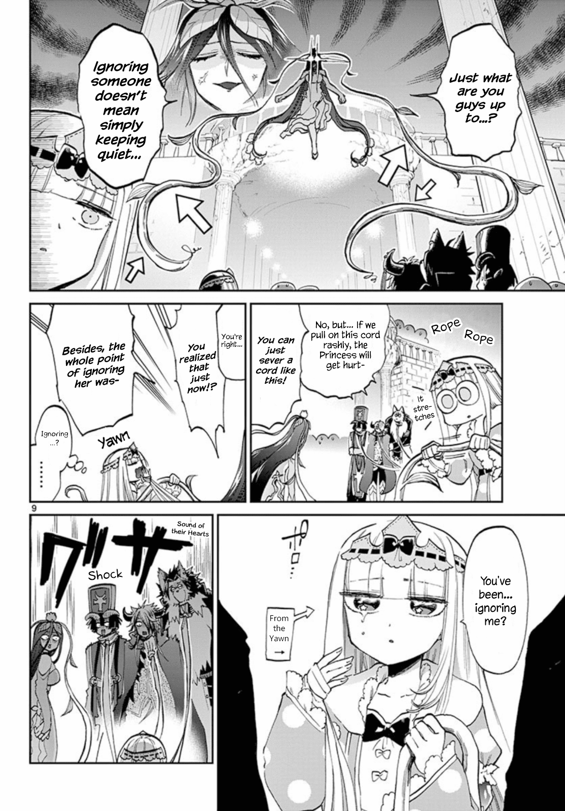 Maou-jou de Oyasumi Chapter 63 page 9 - Chapter 63: Don't Avert your Eyes