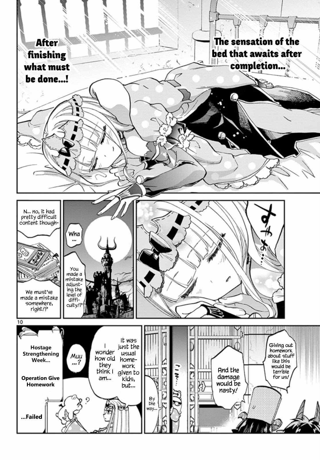 Maou-jou de Oyasumi Chapter 64 page 10 - Chapter 64: The Black Full-Time Princess