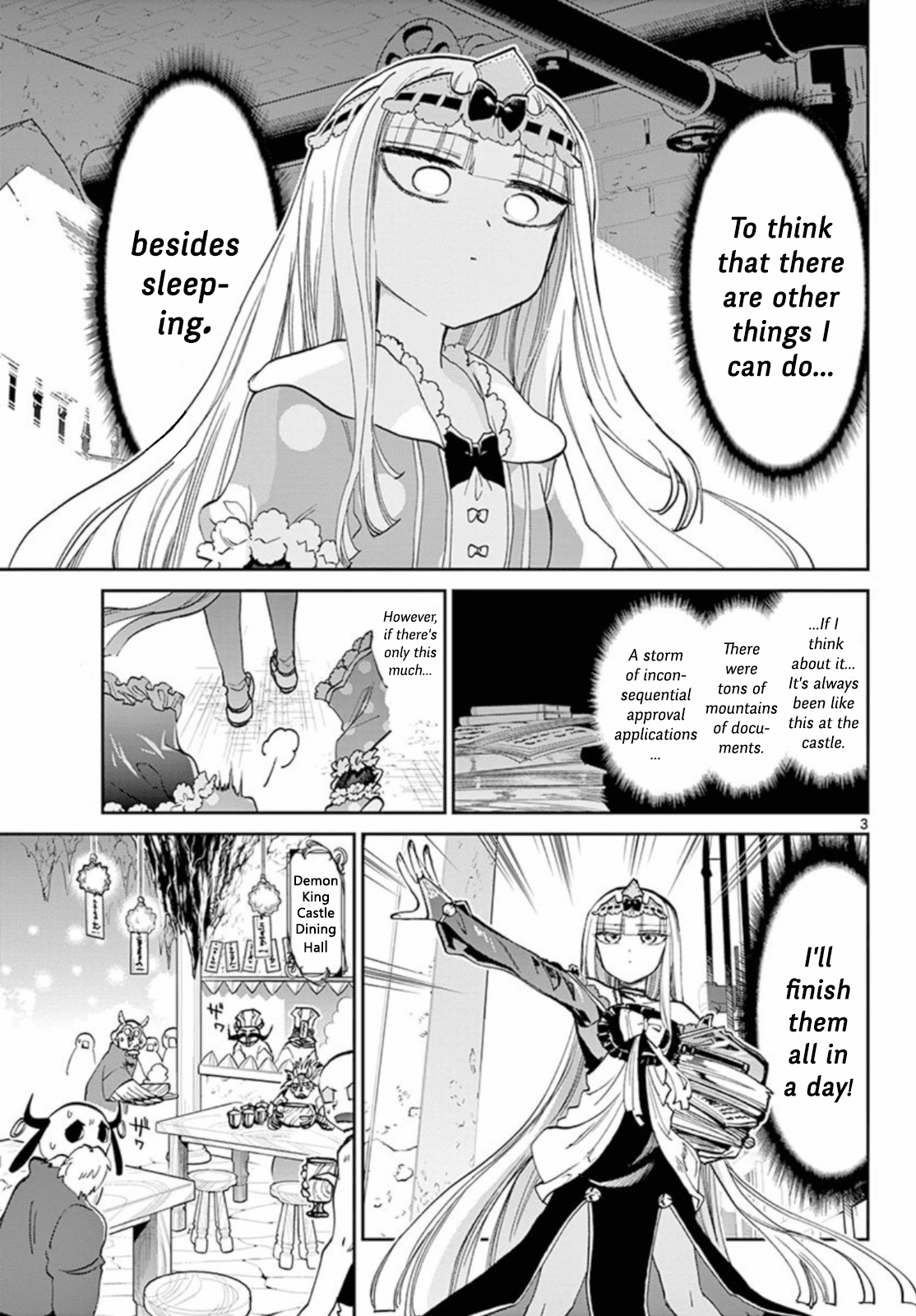 Maou-jou de Oyasumi Chapter 64 page 3 - Chapter 64: The Black Full-Time Princess