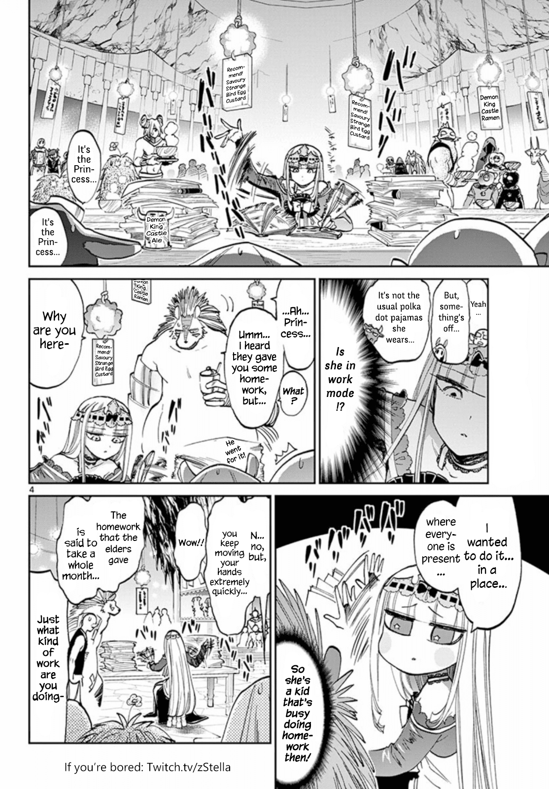 Maou-jou de Oyasumi Chapter 64 page 4 - Chapter 64: The Black Full-Time Princess