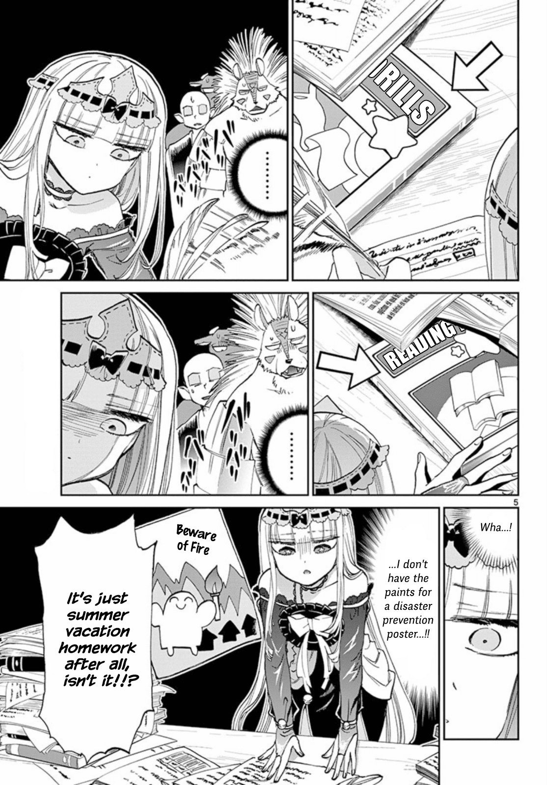 Maou-jou de Oyasumi Chapter 64 page 5 - Chapter 64: The Black Full-Time Princess