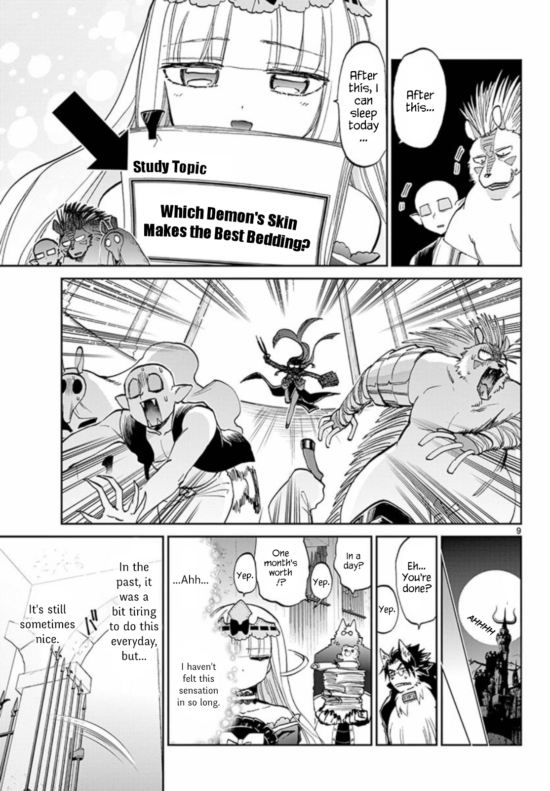 Maou-jou de Oyasumi Chapter 64 page 9 - Chapter 64: The Black Full-Time Princess