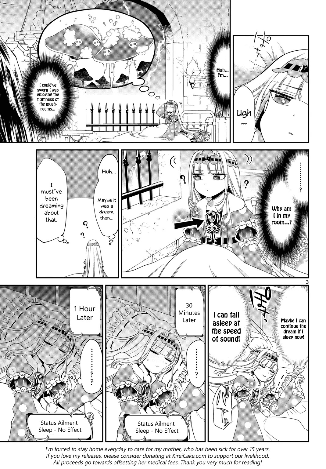 Maou-jou de Oyasumi Chapter 7 page 3 - Chapter 7: The Dreaming Poison Mushroom