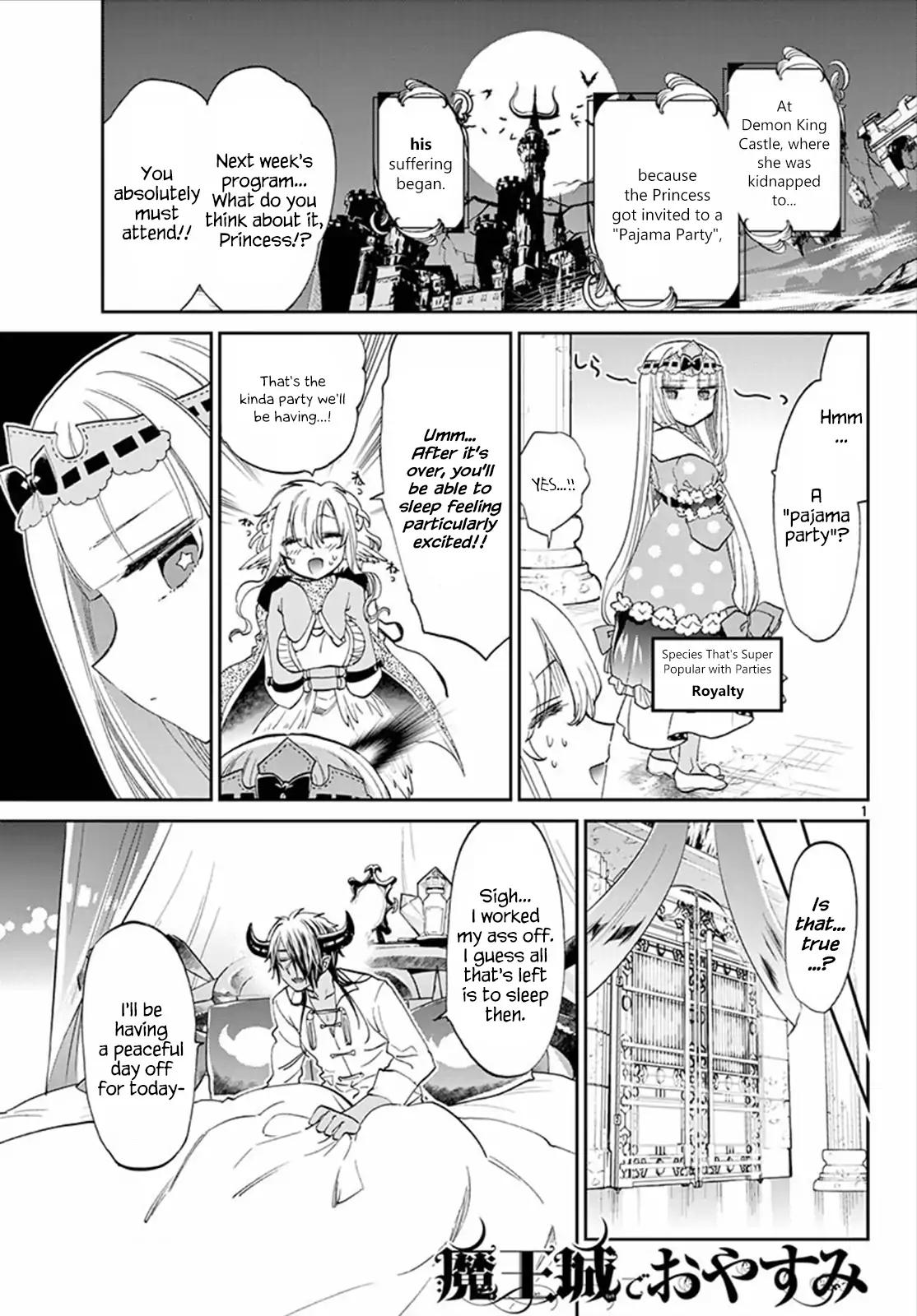 Maou-jou de Oyasumi Chapter 70 page 1 - Chapter 70
