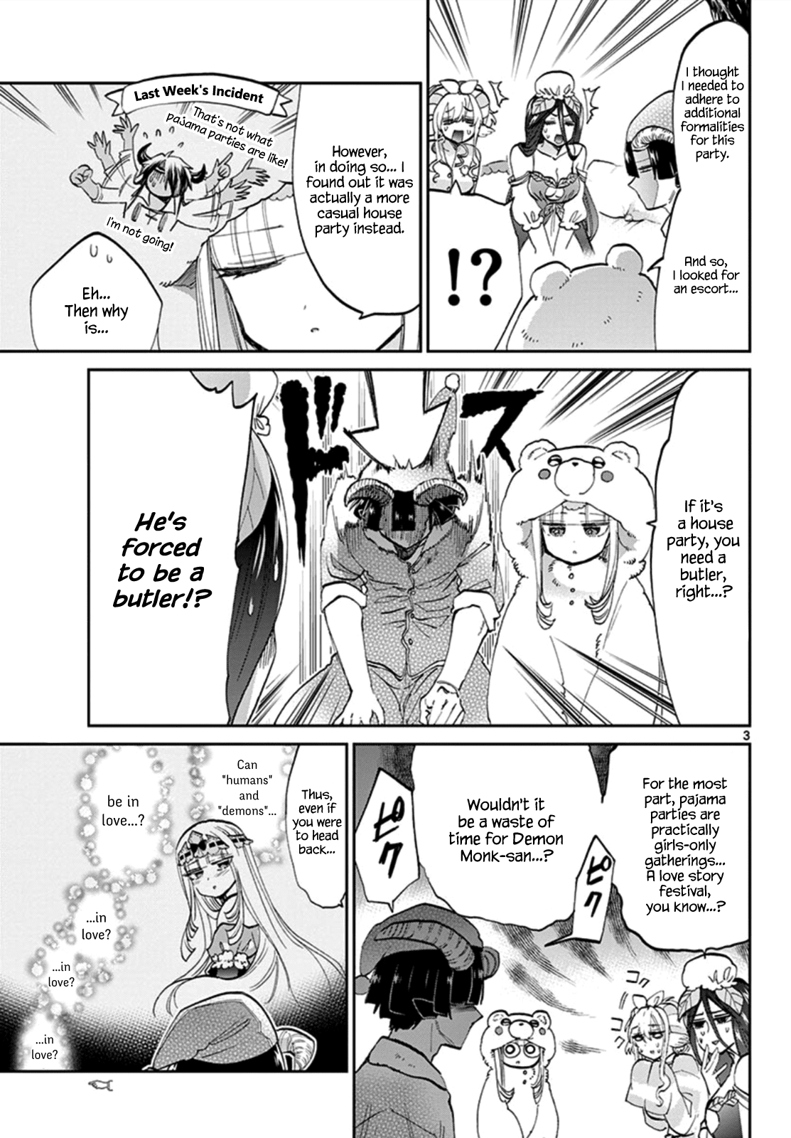 Maou-jou de Oyasumi Chapter 71 page 3 - Chapter 71: Heartfelt Party Night