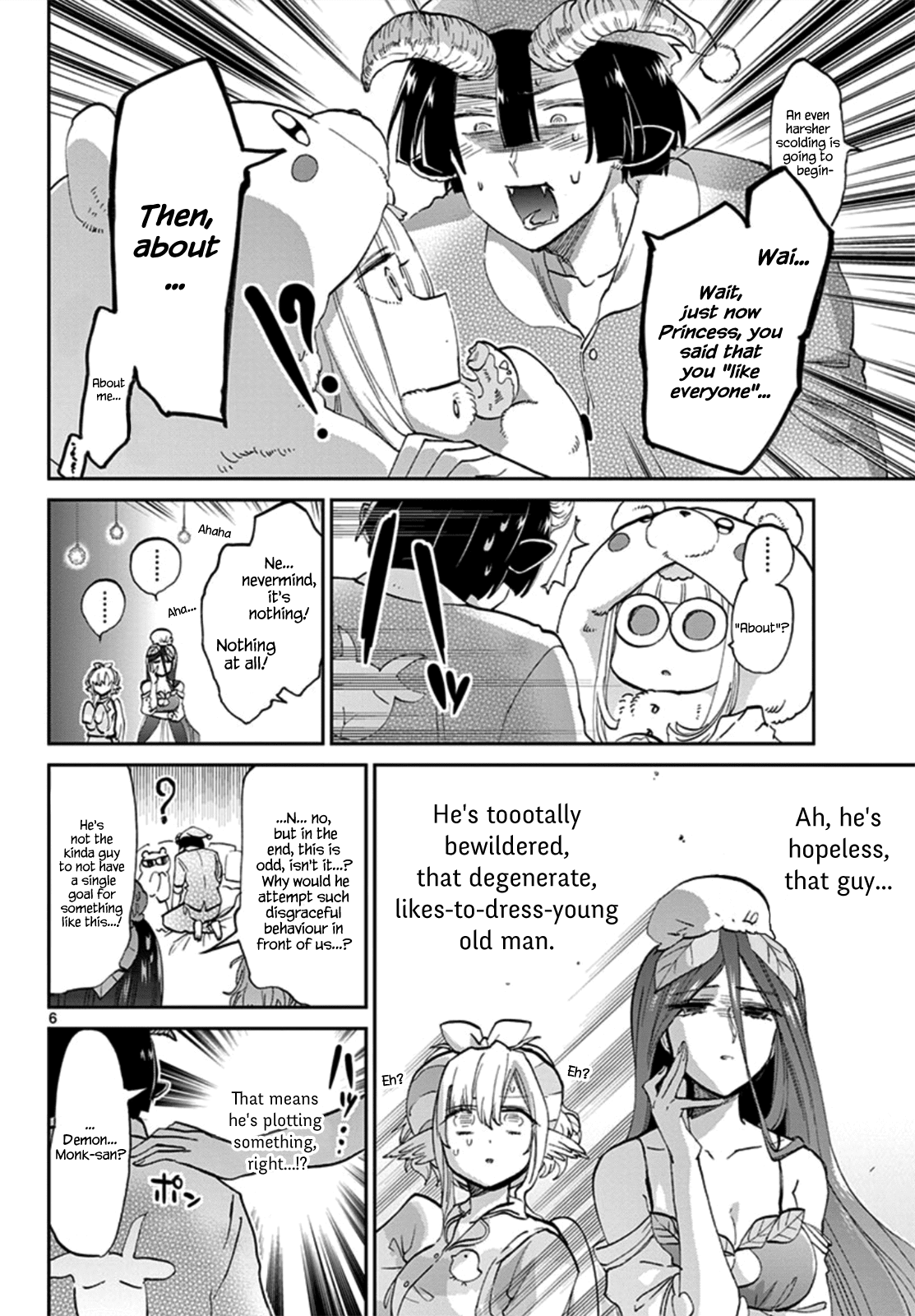 Maou-jou de Oyasumi Chapter 71 page 6 - Chapter 71: Heartfelt Party Night