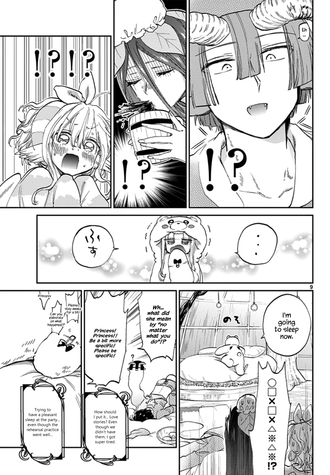 Maou-jou de Oyasumi Chapter 71 page 9 - Chapter 71: Heartfelt Party Night