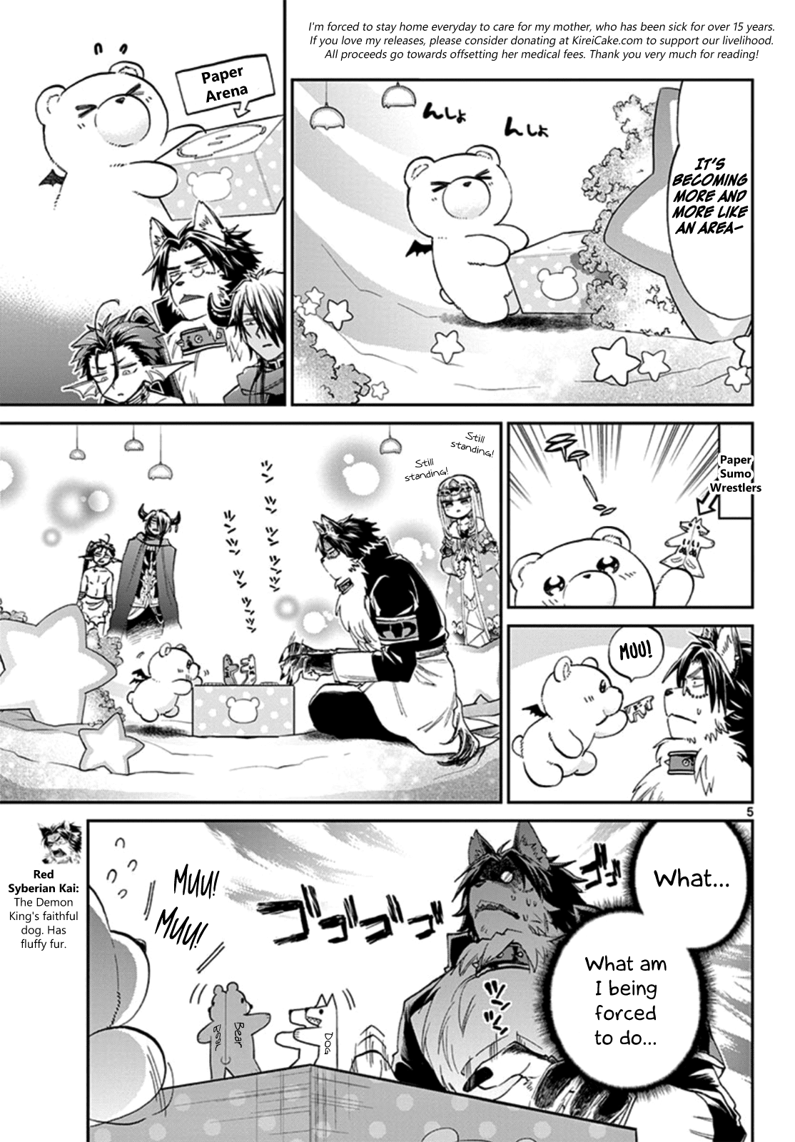 Maou-jou de Oyasumi Chapter 72 page 5 - Chapter 72: Muu Muu is the Country of Dreams