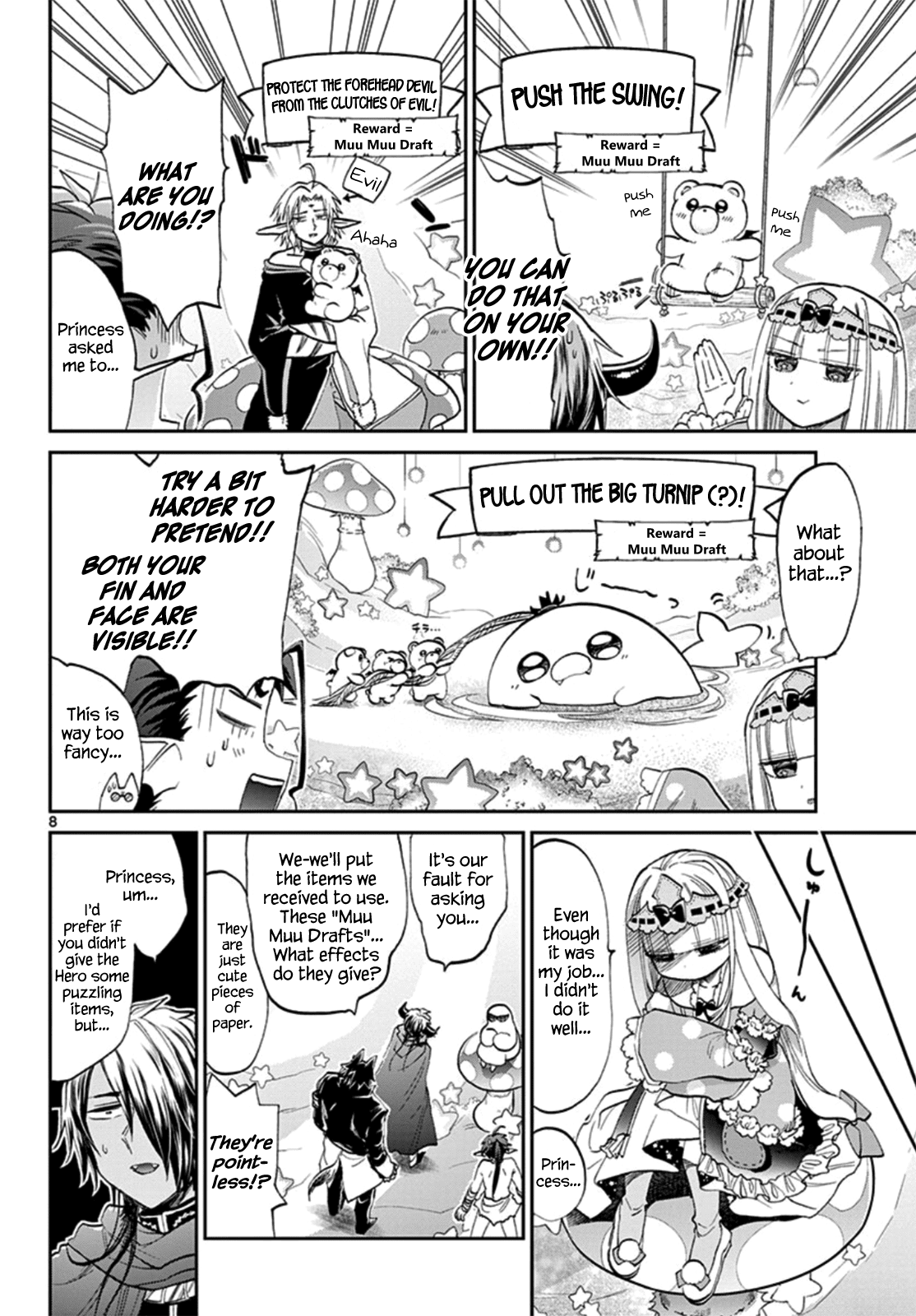 Maou-jou de Oyasumi Chapter 72 page 8 - Chapter 72: Muu Muu is the Country of Dreams