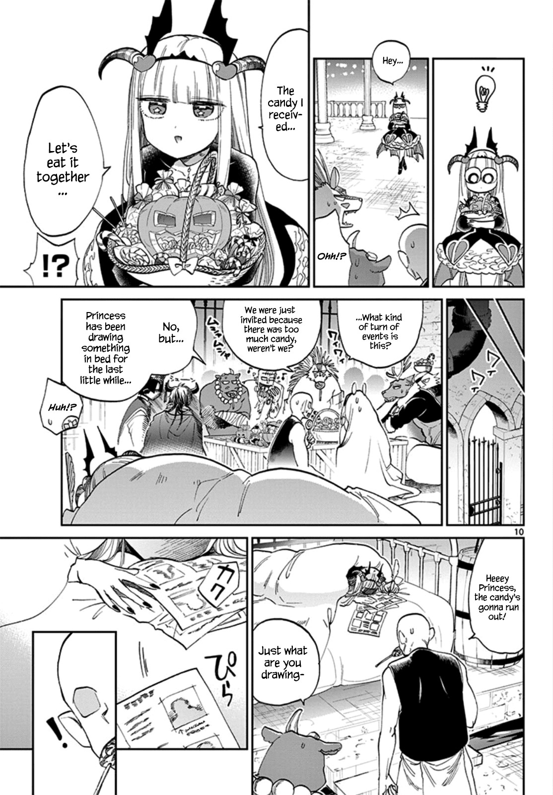 Maou-jou de Oyasumi Chapter 73 page 10 - Chapter 73: Outfit Exchange Treat