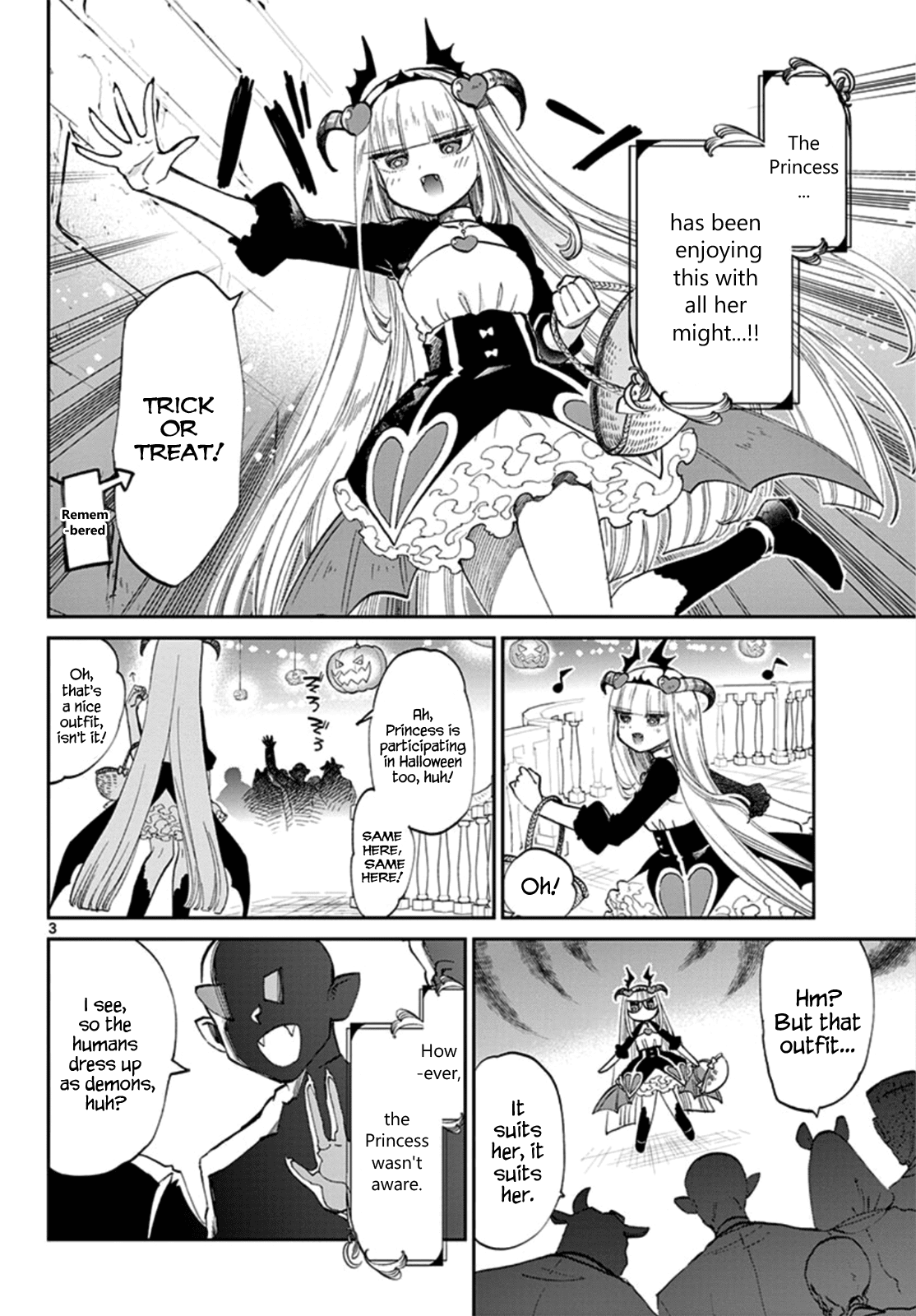 Maou-jou de Oyasumi Chapter 73 page 3 - Chapter 73: Outfit Exchange Treat