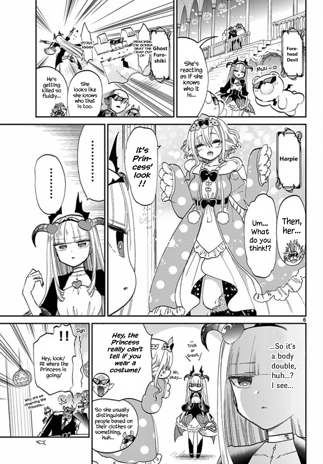 Maou-jou de Oyasumi Chapter 73 page 6 - Chapter 73: Outfit Exchange Treat