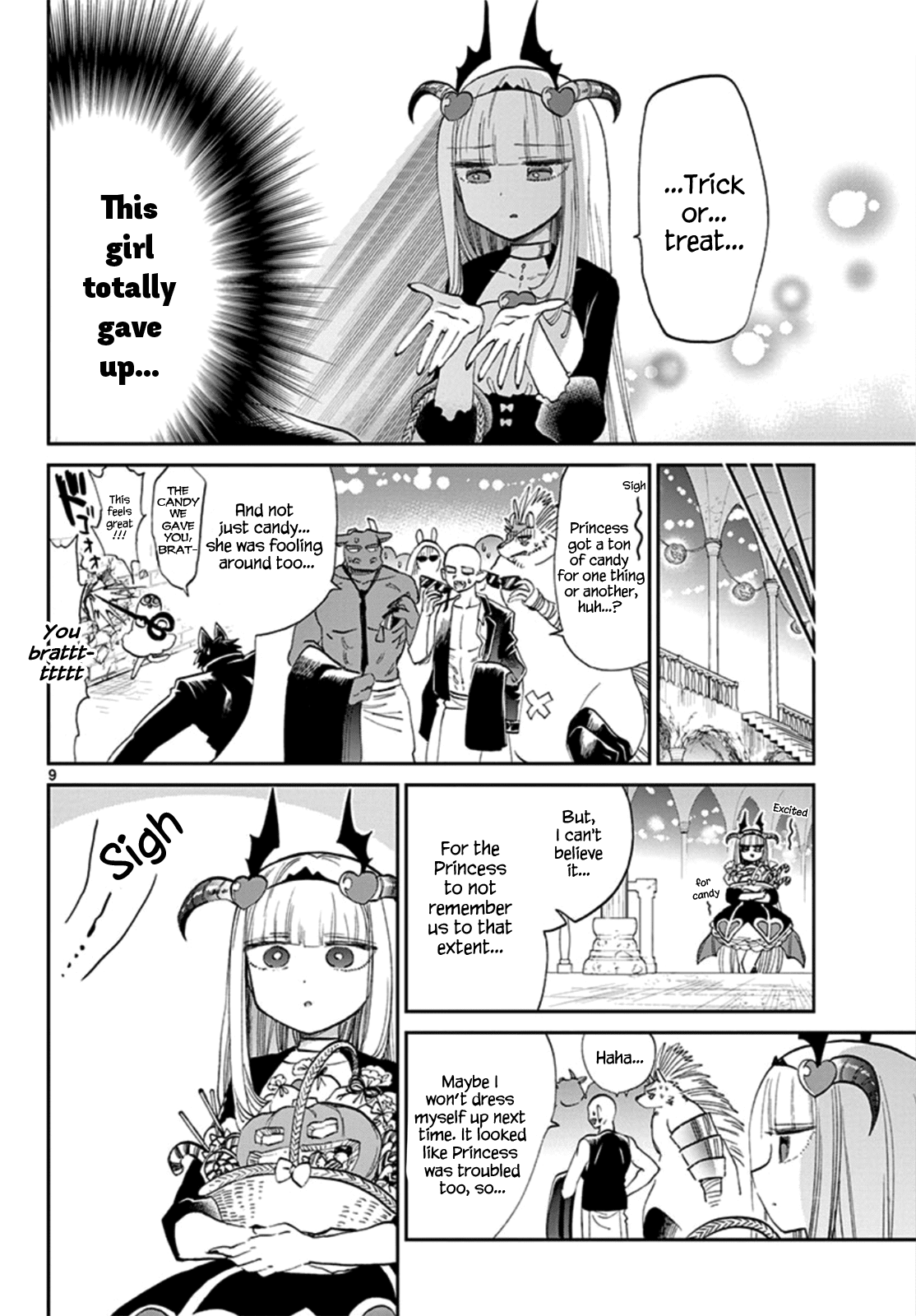Maou-jou de Oyasumi Chapter 73 page 9 - Chapter 73: Outfit Exchange Treat