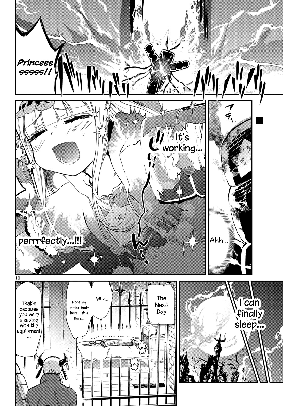 Maou-jou de Oyasumi Chapter 8 page 10 - Chapter 8: The Princess's Three-Star Armour