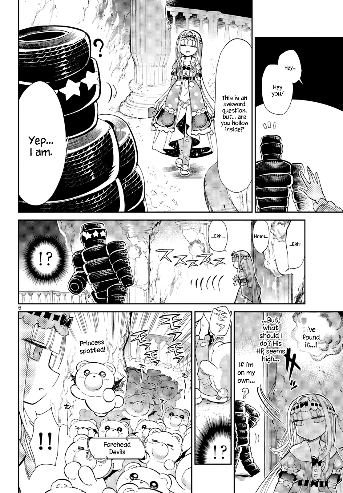 Maou-jou de Oyasumi Chapter 8 page 6 - Chapter 8: The Princess's Three-Star Armour