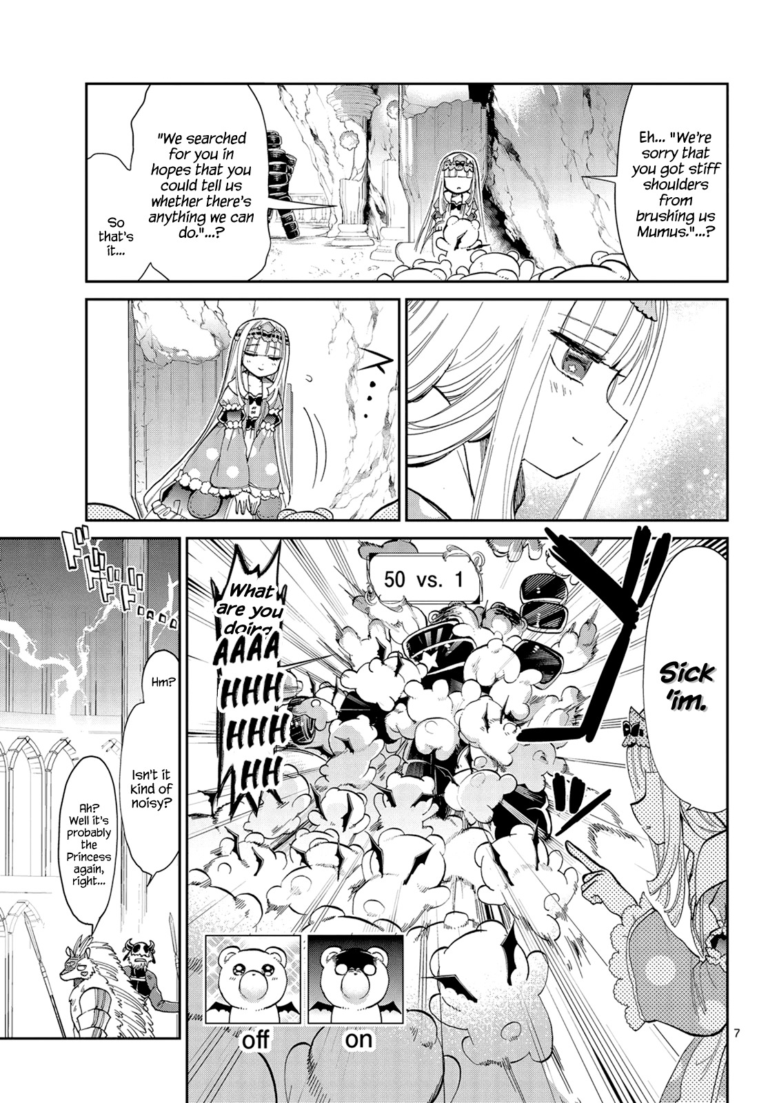 Maou-jou de Oyasumi Chapter 8 page 7 - Chapter 8: The Princess's Three-Star Armour