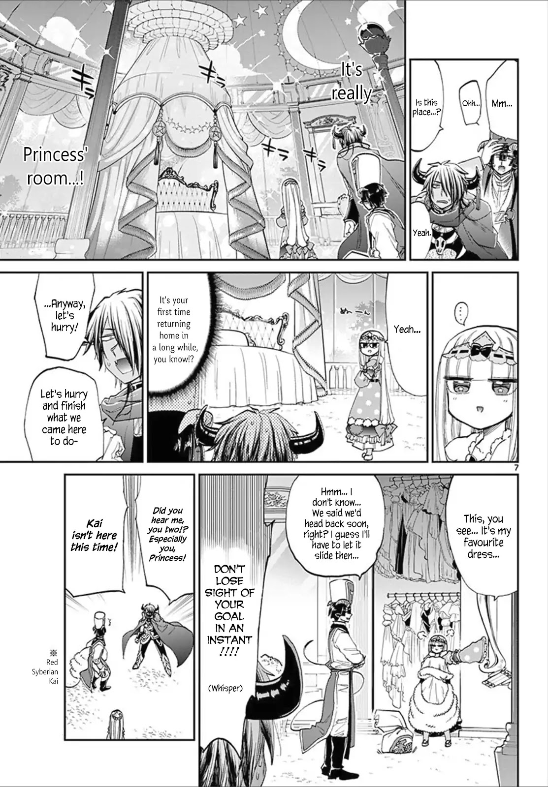 Maou-jou de Oyasumi Chapter 81 page 7 - Chapter 81: The Girl Travelling Between Castles Again