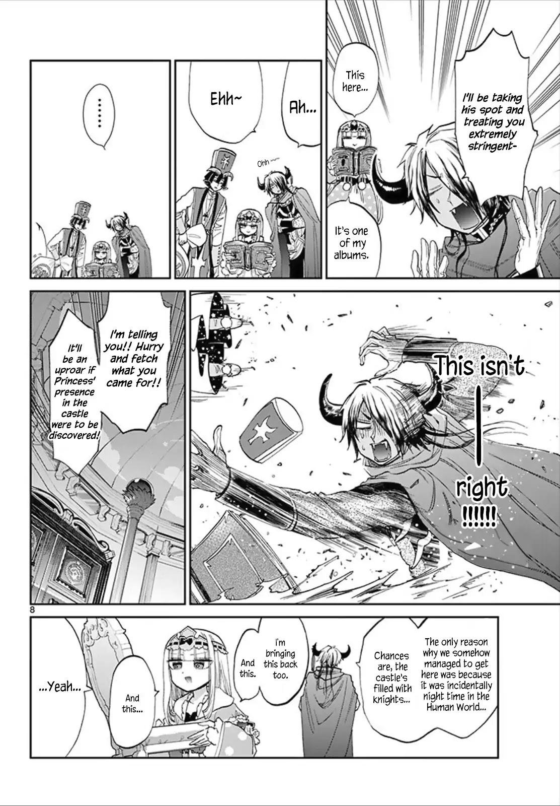 Maou-jou de Oyasumi Chapter 81 page 8 - Chapter 81: The Girl Travelling Between Castles Again