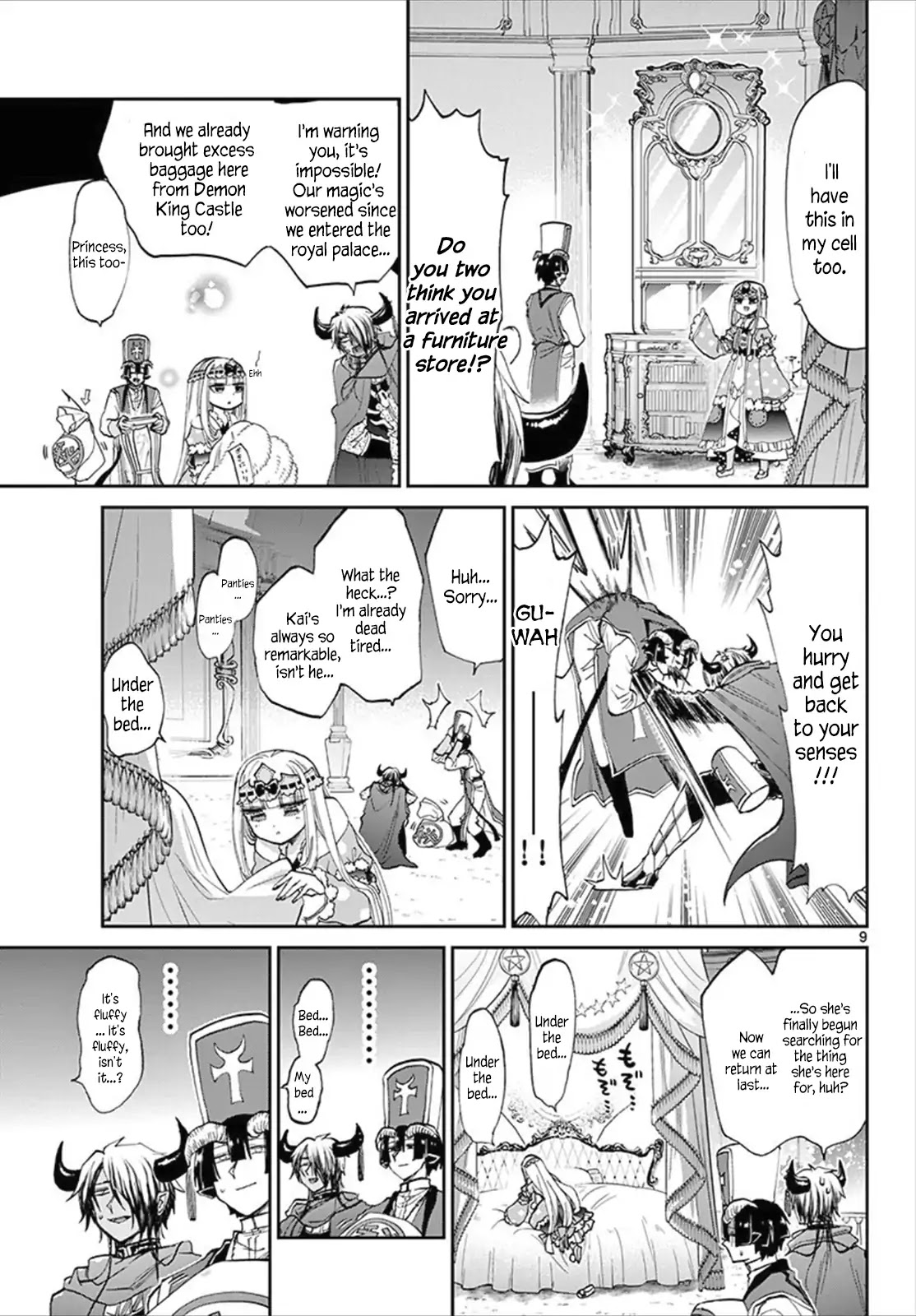 Maou-jou de Oyasumi Chapter 81 page 9 - Chapter 81: The Girl Travelling Between Castles Again