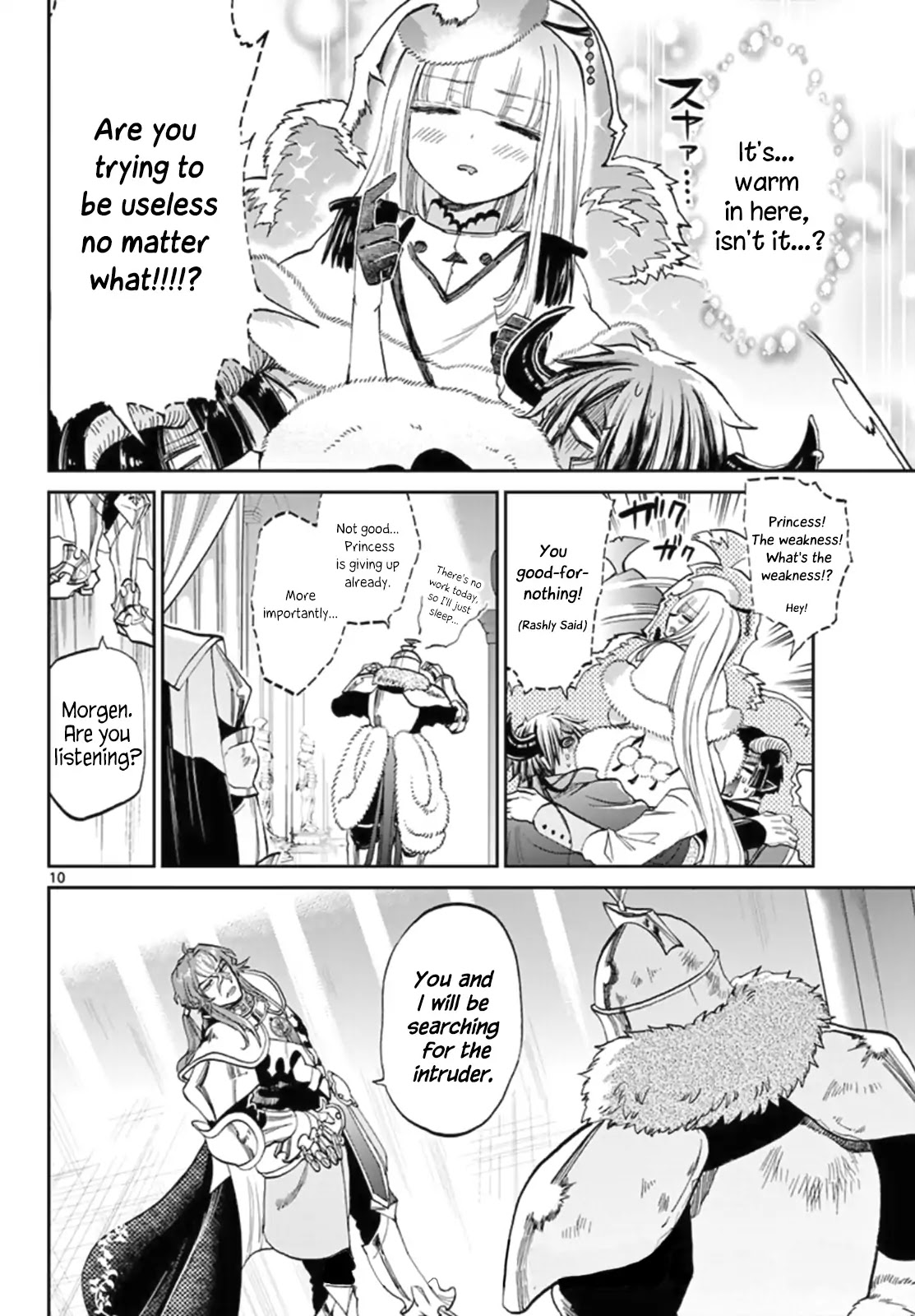 Maou-jou de Oyasumi Chapter 82 page 10 - Chapter 82: You Can't Possibly Hide, Right?