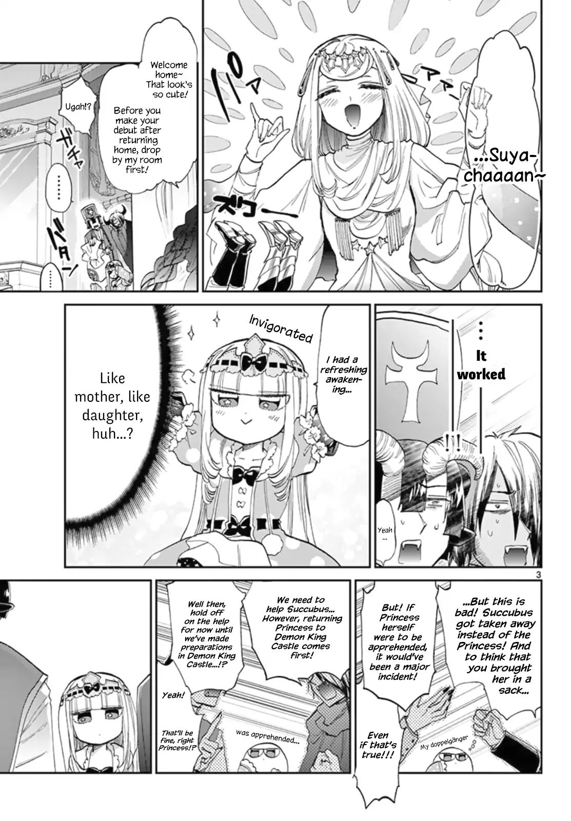 Maou-jou de Oyasumi Chapter 82 page 3 - Chapter 82: You Can't Possibly Hide, Right?