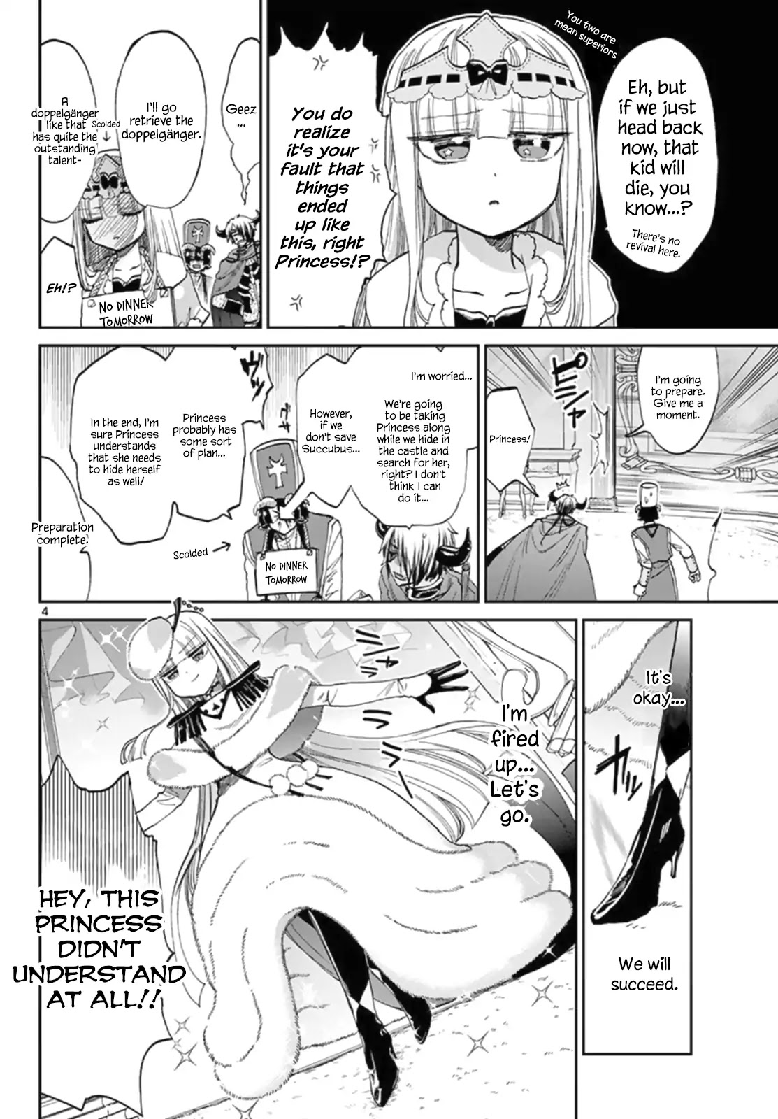 Maou-jou de Oyasumi Chapter 82 page 4 - Chapter 82: You Can't Possibly Hide, Right?