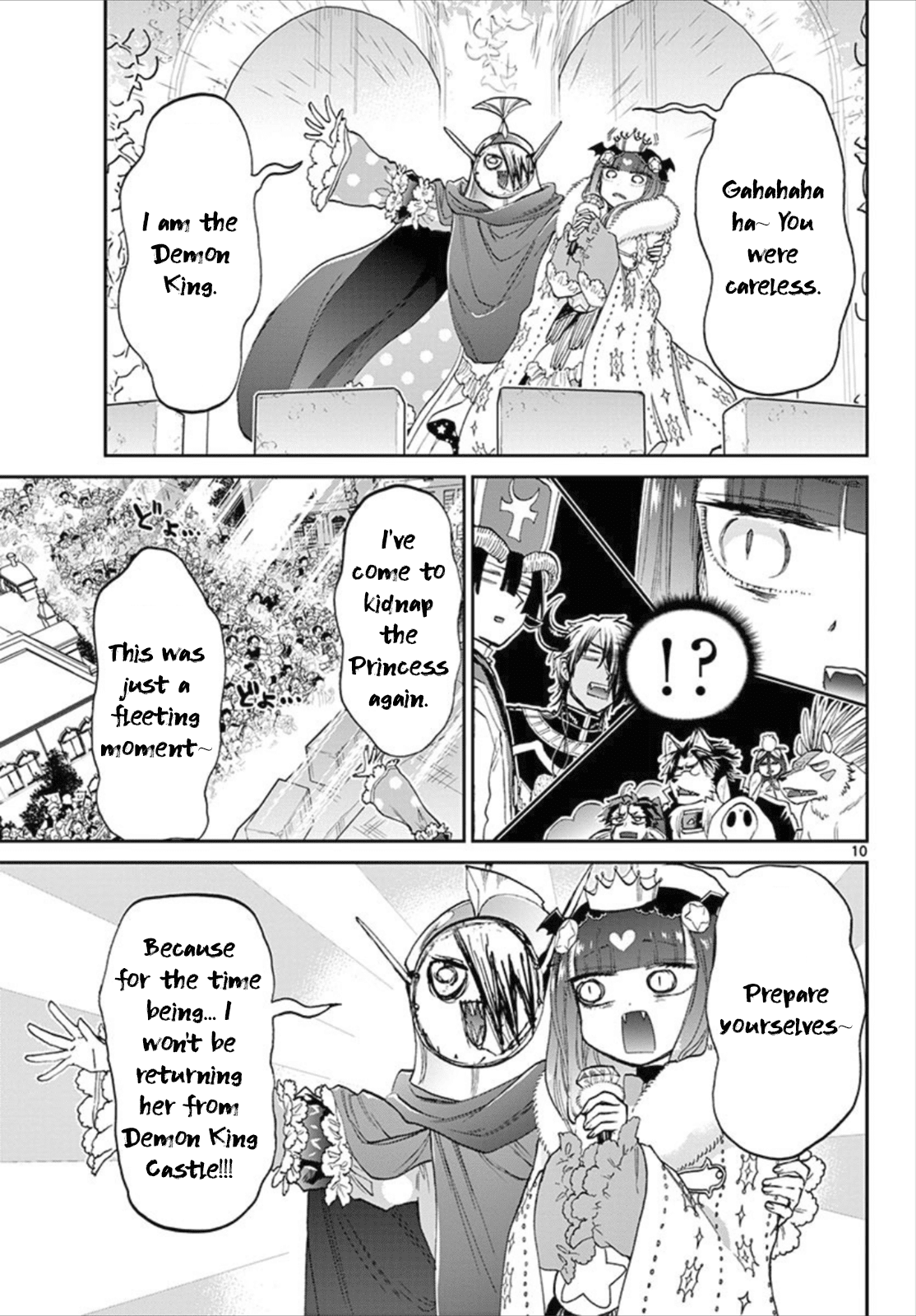 Maou-jou de Oyasumi Chapter 84 page 10 - Chapter 84: The Sleep Princess' Speech