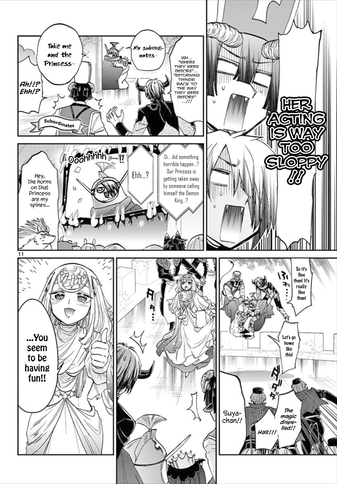 Maou-jou de Oyasumi Chapter 84 page 11 - Chapter 84: The Sleep Princess' Speech
