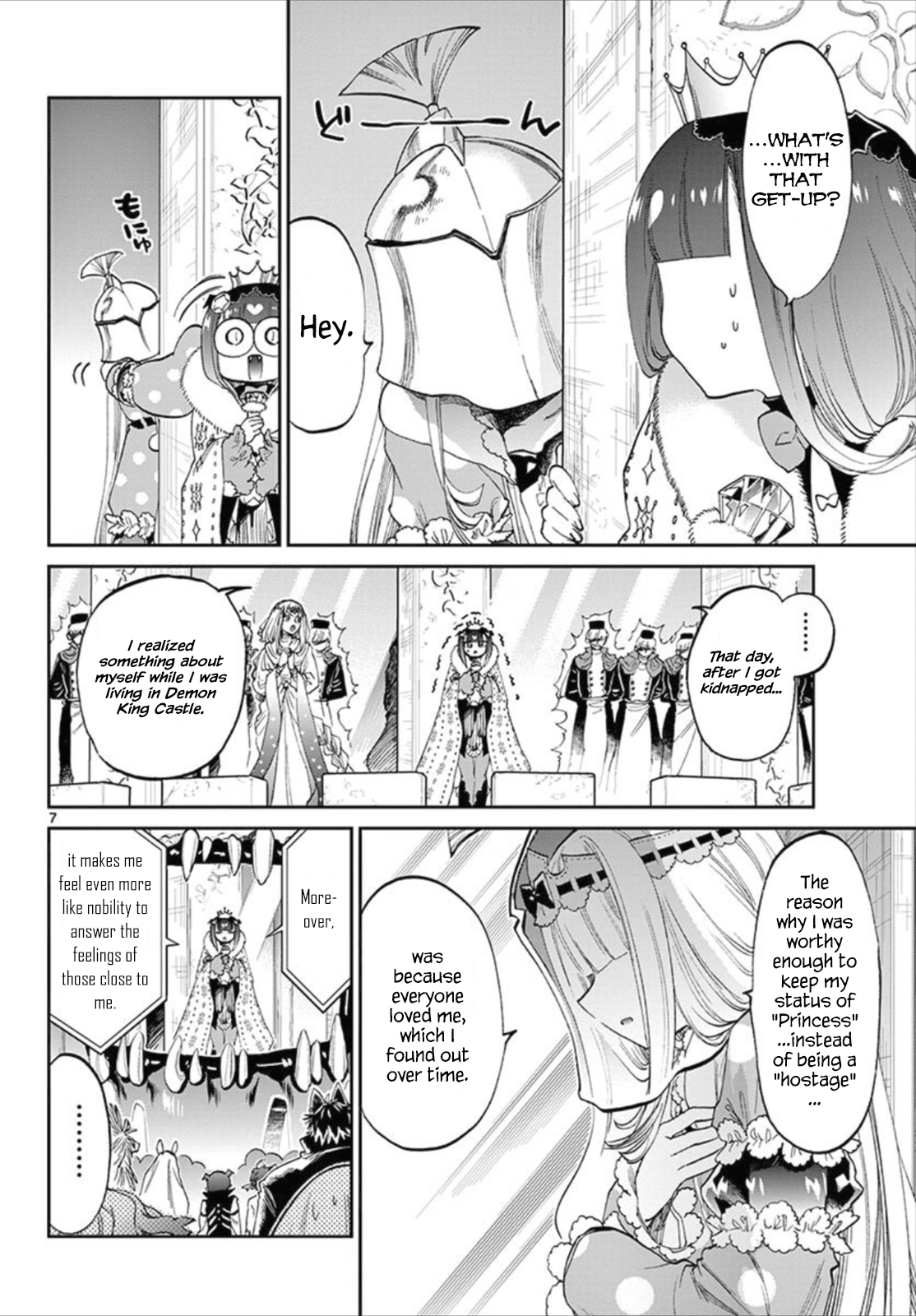 Maou-jou de Oyasumi Chapter 84 page 7 - Chapter 84: The Sleep Princess' Speech