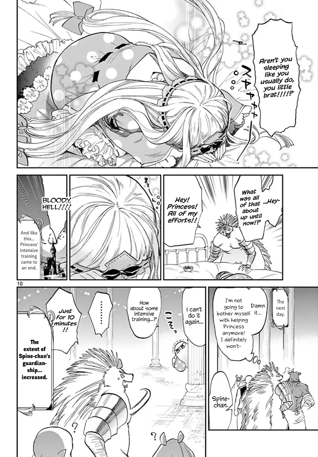 Maou-jou de Oyasumi Chapter 85 page 10 - Chapter 85: Together with Spine-chan