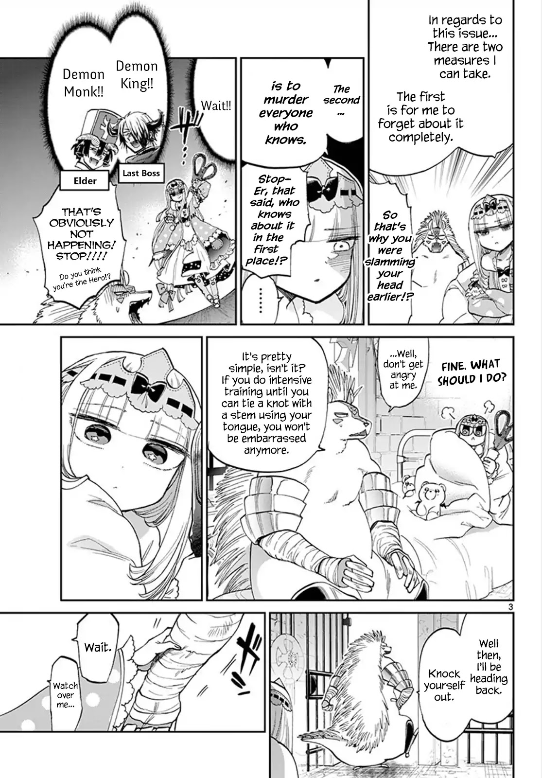 Maou-jou de Oyasumi Chapter 85 page 3 - Chapter 85: Together with Spine-chan