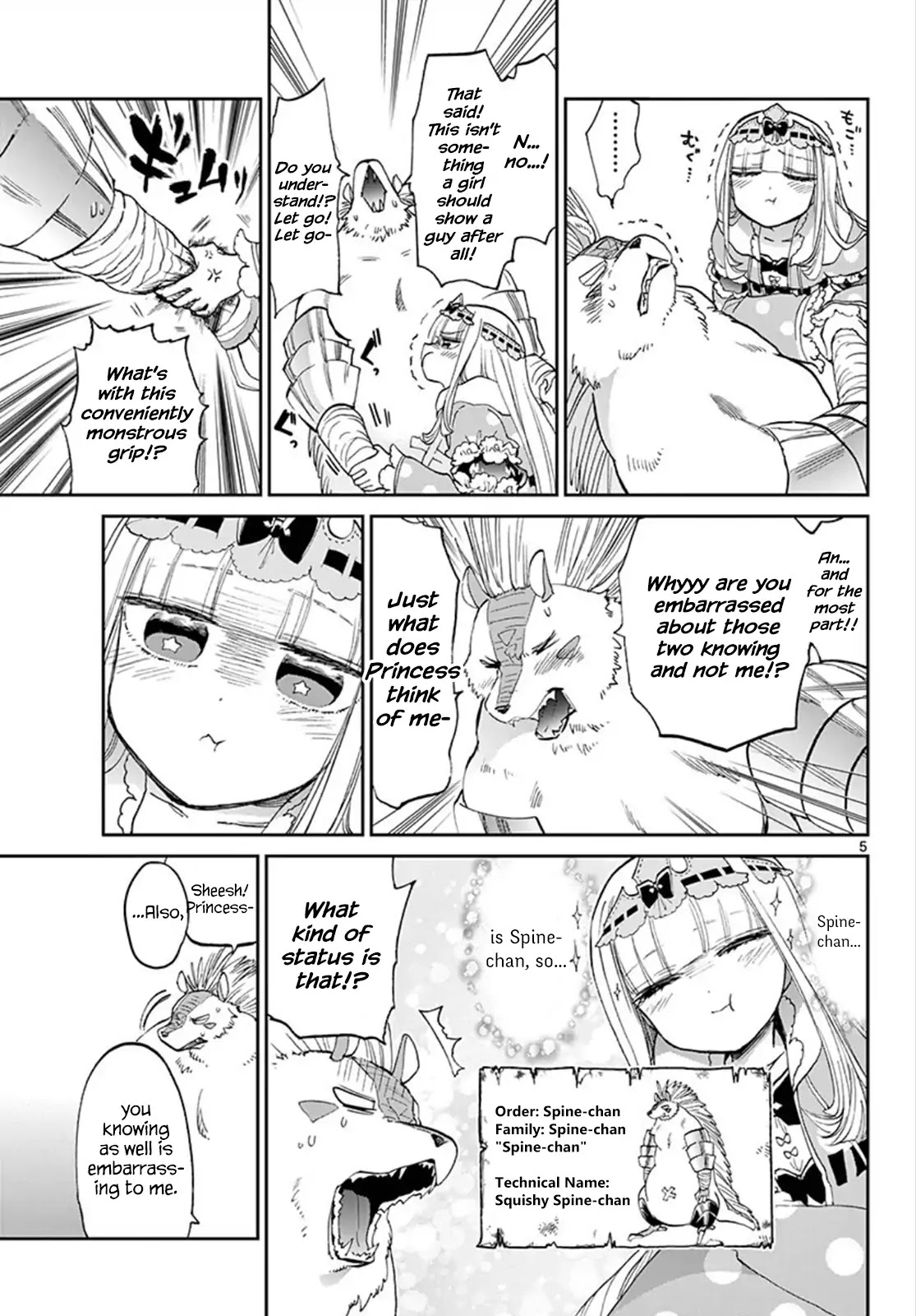 Maou-jou de Oyasumi Chapter 85 page 5 - Chapter 85: Together with Spine-chan