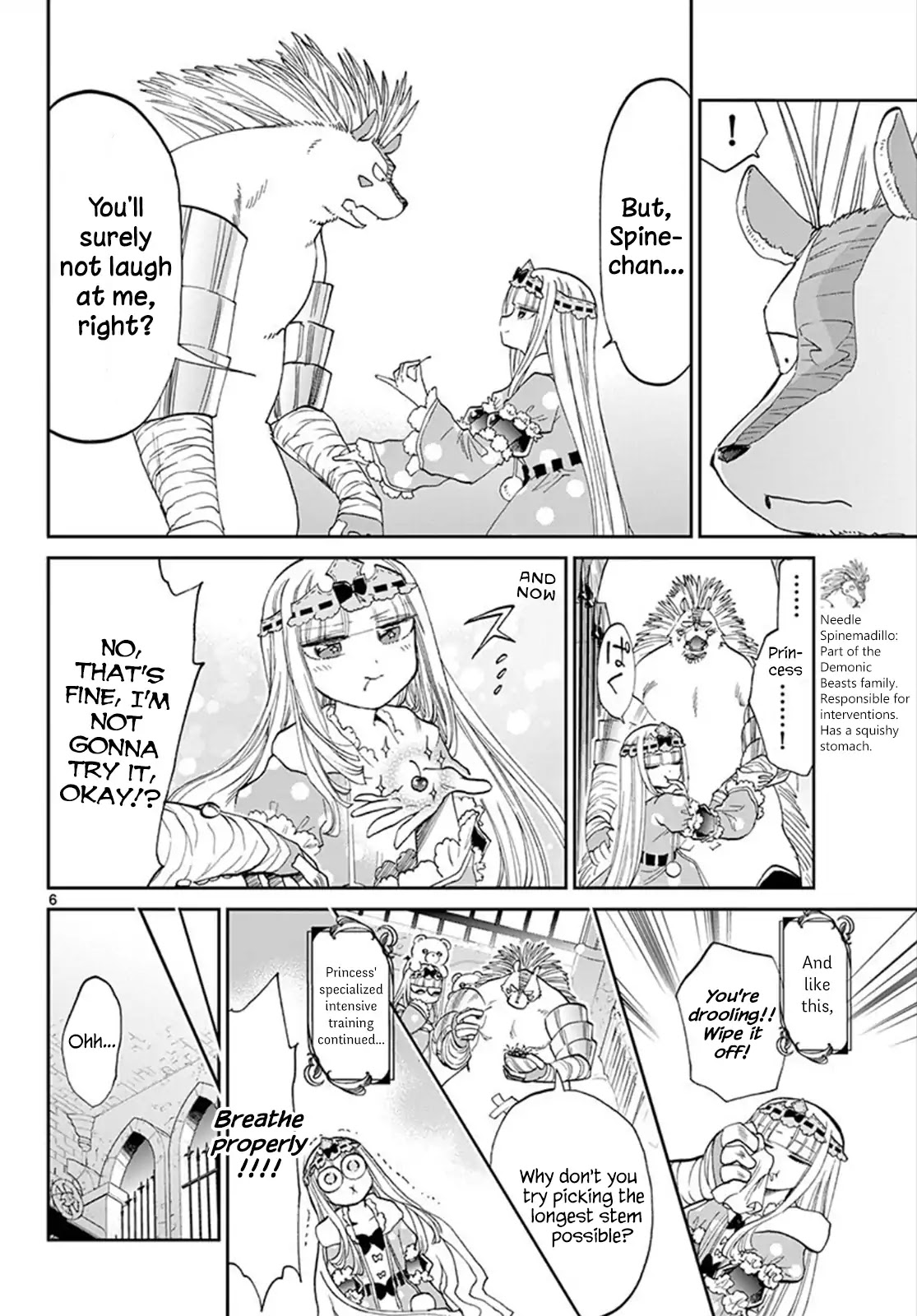 Maou-jou de Oyasumi Chapter 85 page 6 - Chapter 85: Together with Spine-chan