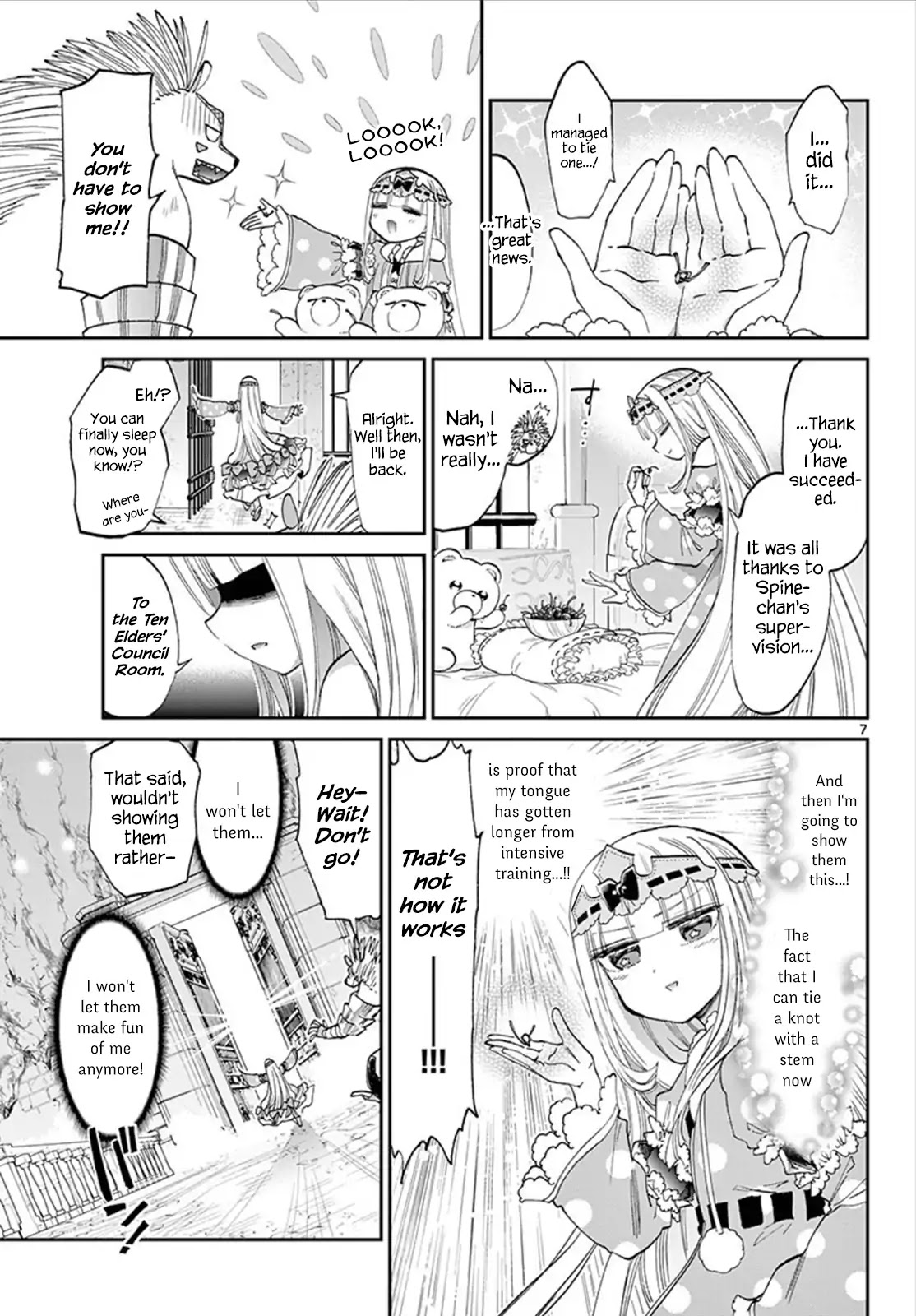 Maou-jou de Oyasumi Chapter 85 page 7 - Chapter 85: Together with Spine-chan