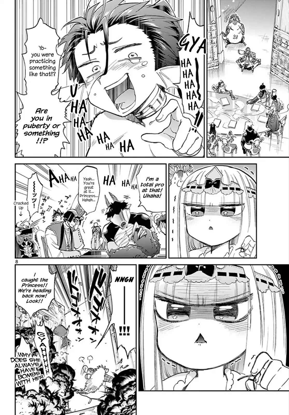 Maou-jou de Oyasumi Chapter 85 page 8 - Chapter 85: Together with Spine-chan