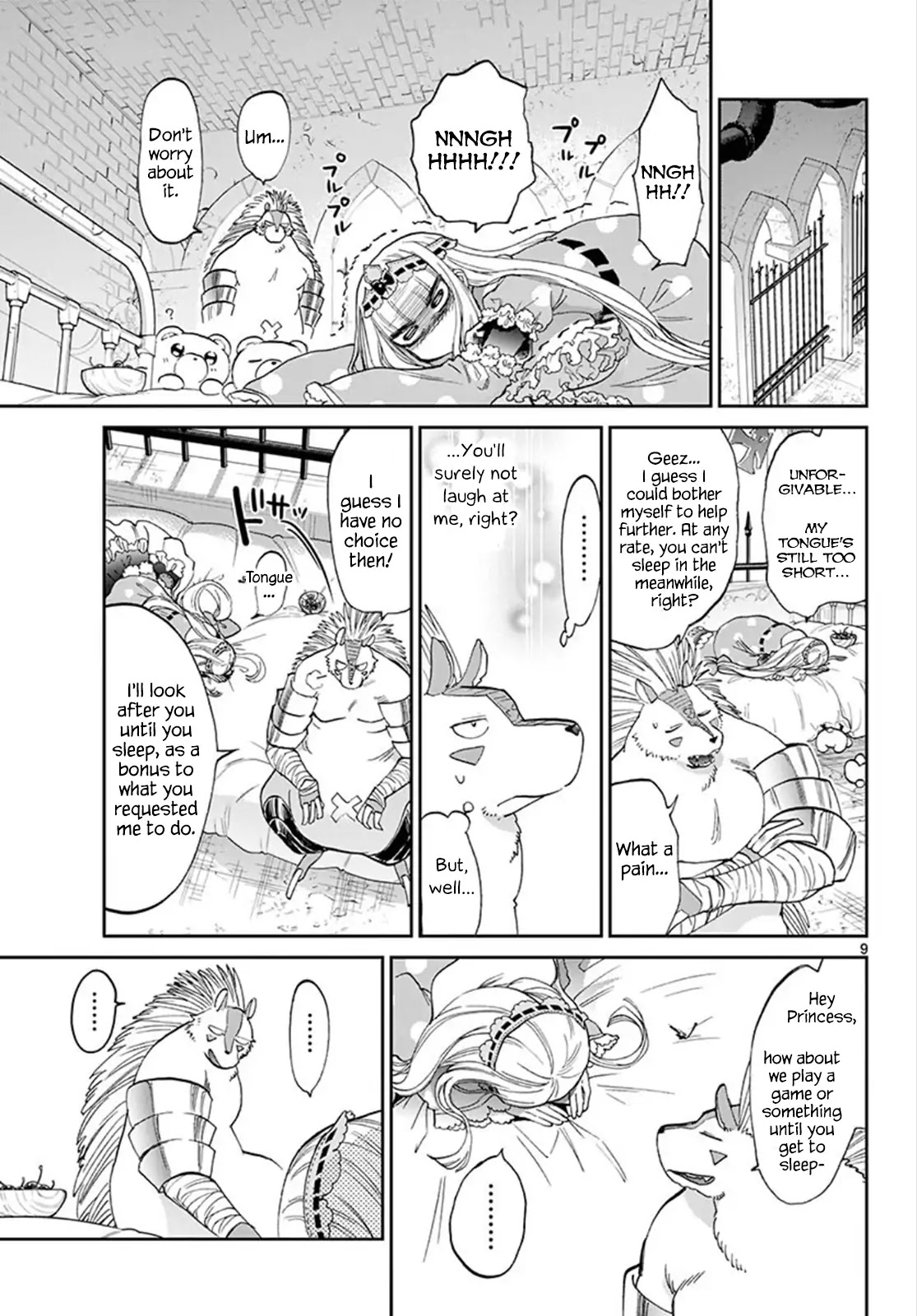 Maou-jou de Oyasumi Chapter 85 page 9 - Chapter 85: Together with Spine-chan