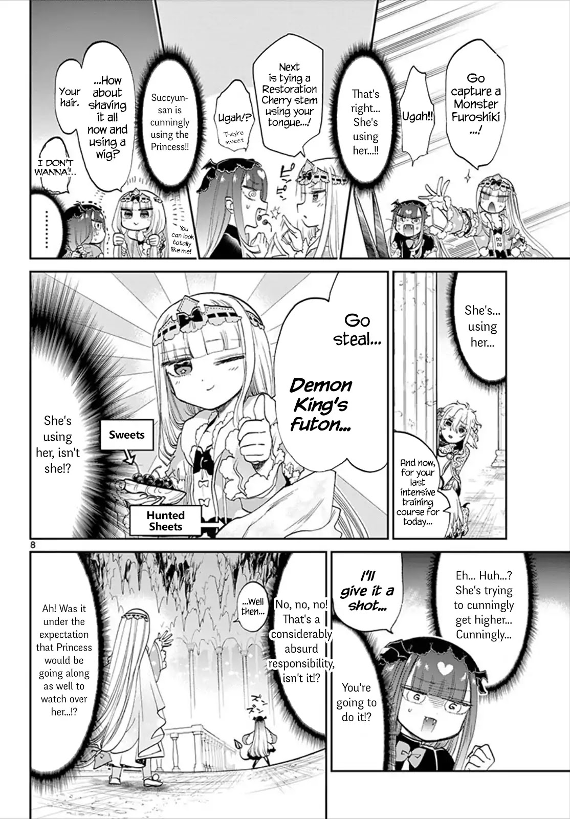 Maou-jou de Oyasumi Chapter 86 page 8 - Chapter 86: Friend (Futon) (Stalker)