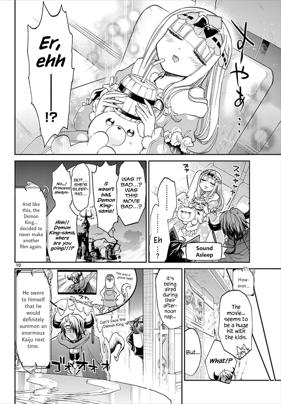 Maou-jou de Oyasumi Chapter 87 page 10 - Chapter 87: When it Comes to Movies, You Need Popcorn