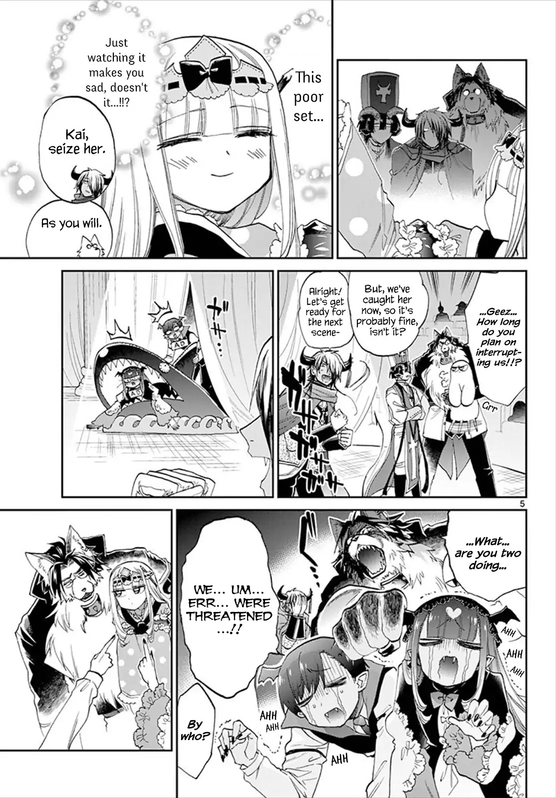 Maou-jou de Oyasumi Chapter 87 page 5 - Chapter 87: When it Comes to Movies, You Need Popcorn