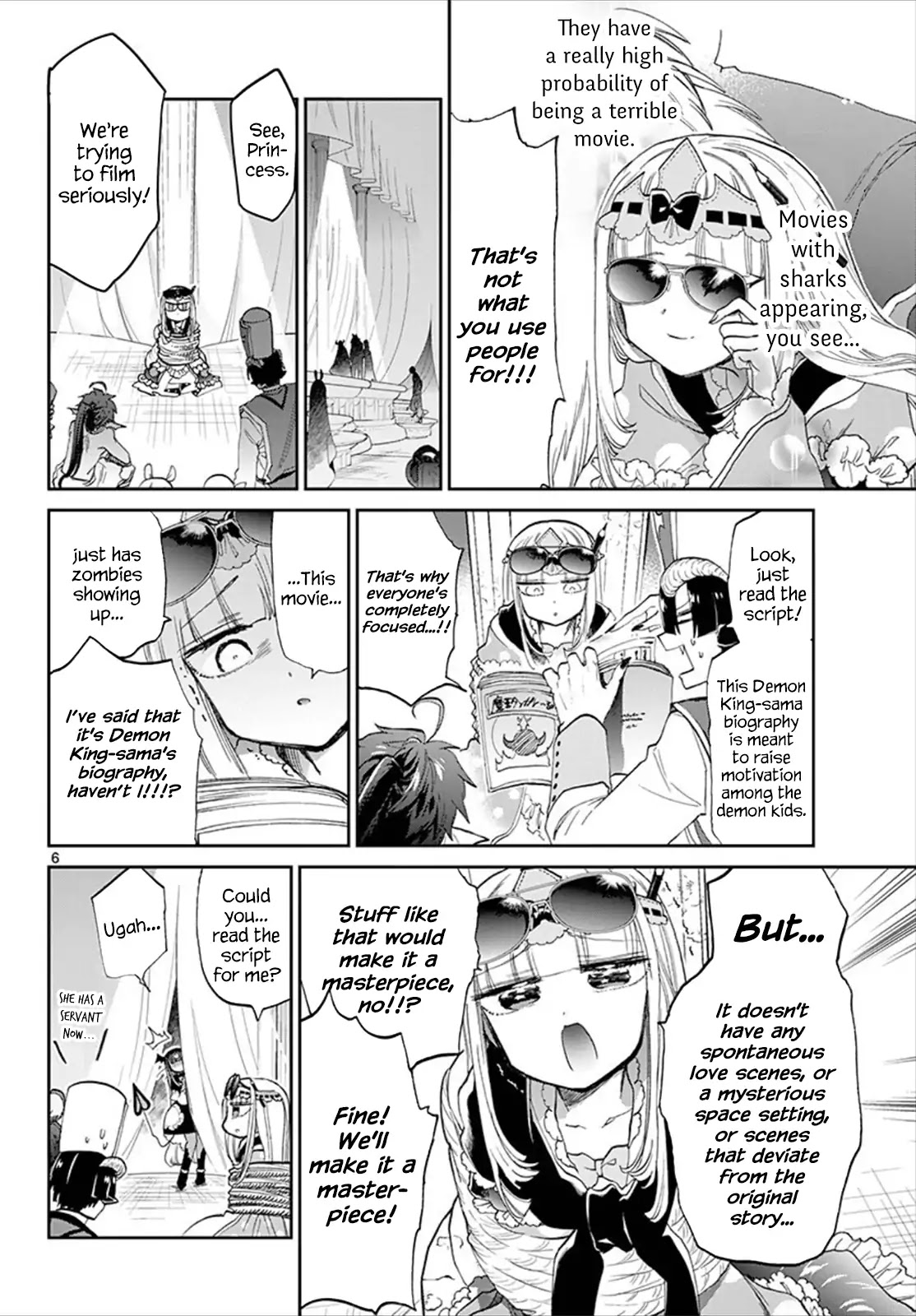 Maou-jou de Oyasumi Chapter 87 page 6 - Chapter 87: When it Comes to Movies, You Need Popcorn