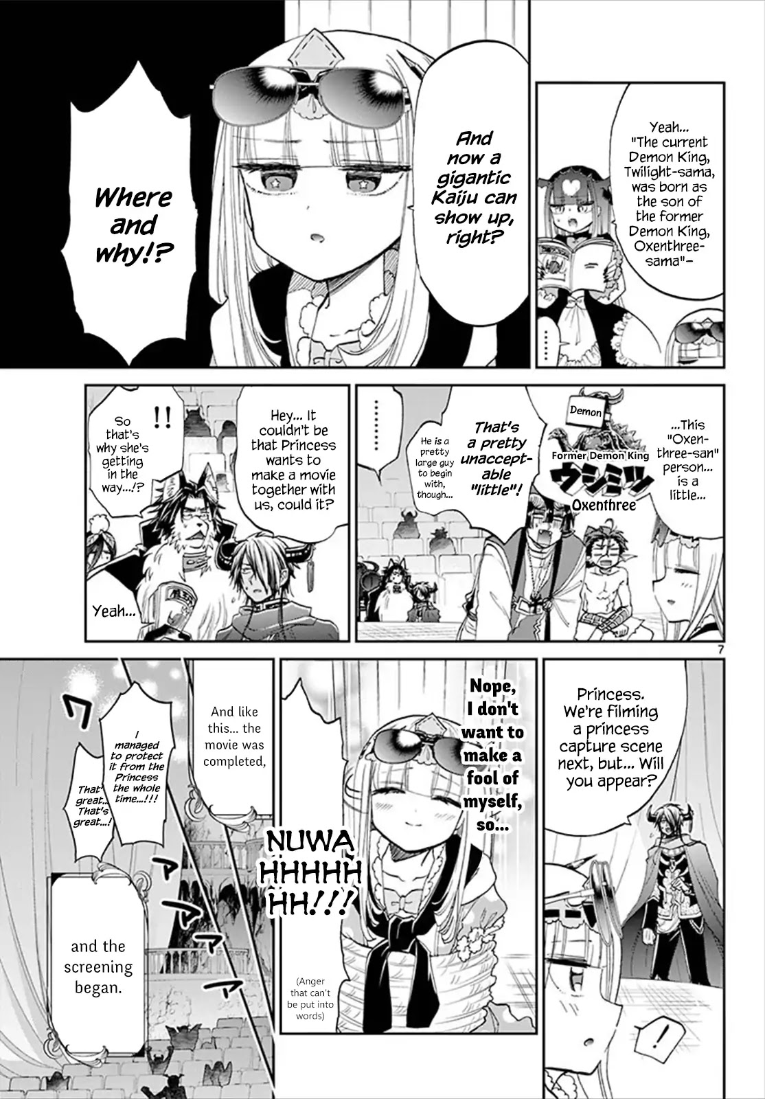 Maou-jou de Oyasumi Chapter 87 page 7 - Chapter 87: When it Comes to Movies, You Need Popcorn