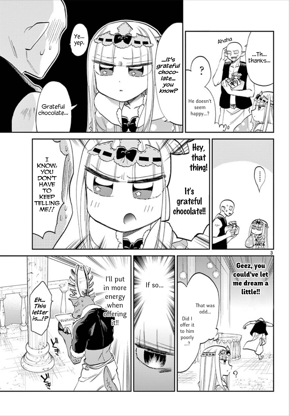 Maou-jou de Oyasumi Chapter 88 page 3 - Chapter 88: It Contains Handmade Chocolate
