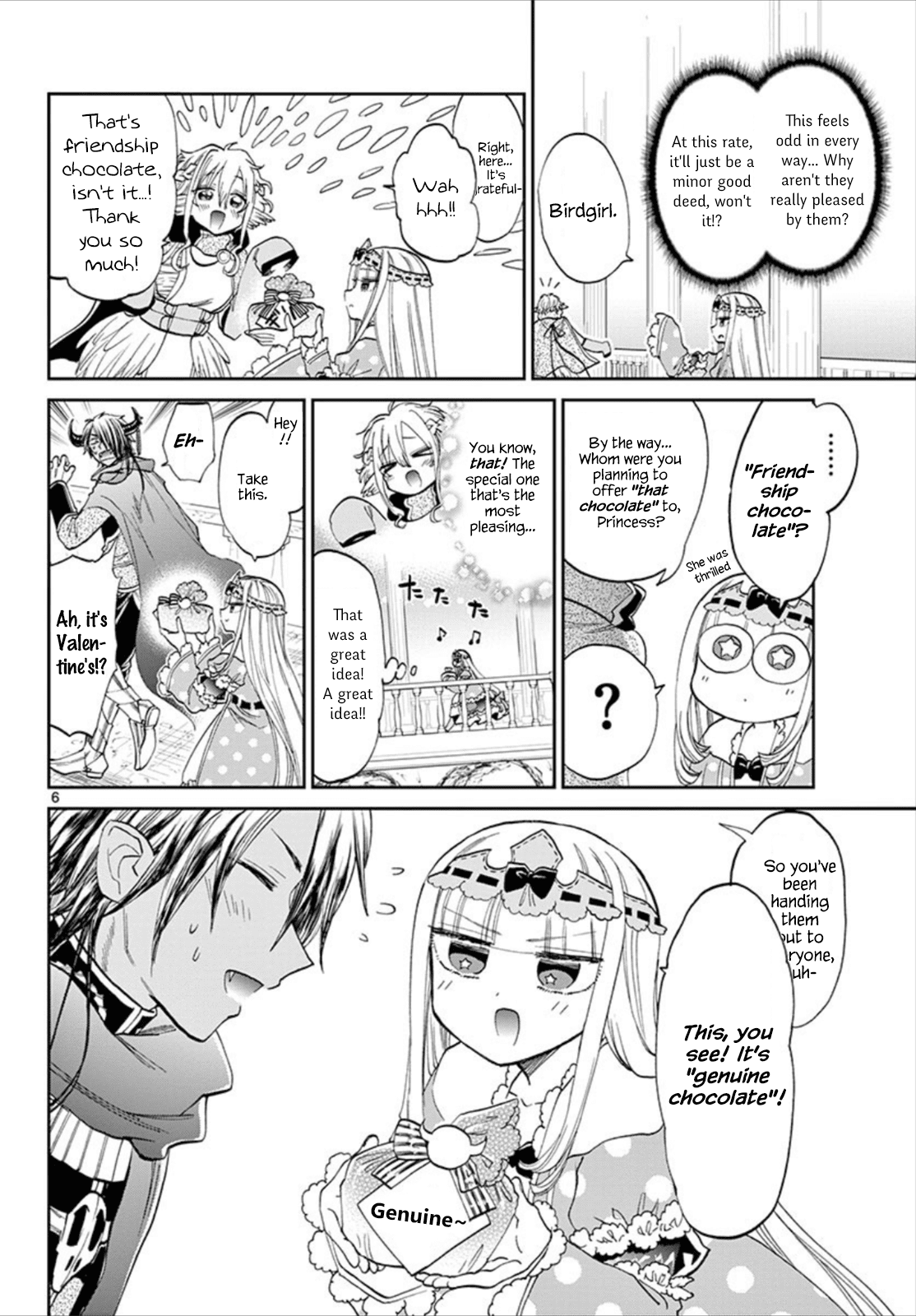 Maou-jou de Oyasumi Chapter 88 page 6 - Chapter 88: It Contains Handmade Chocolate