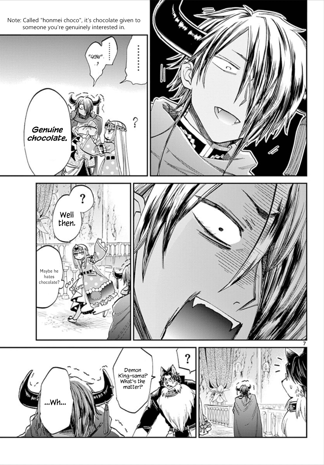 Maou-jou de Oyasumi Chapter 88 page 7 - Chapter 88: It Contains Handmade Chocolate