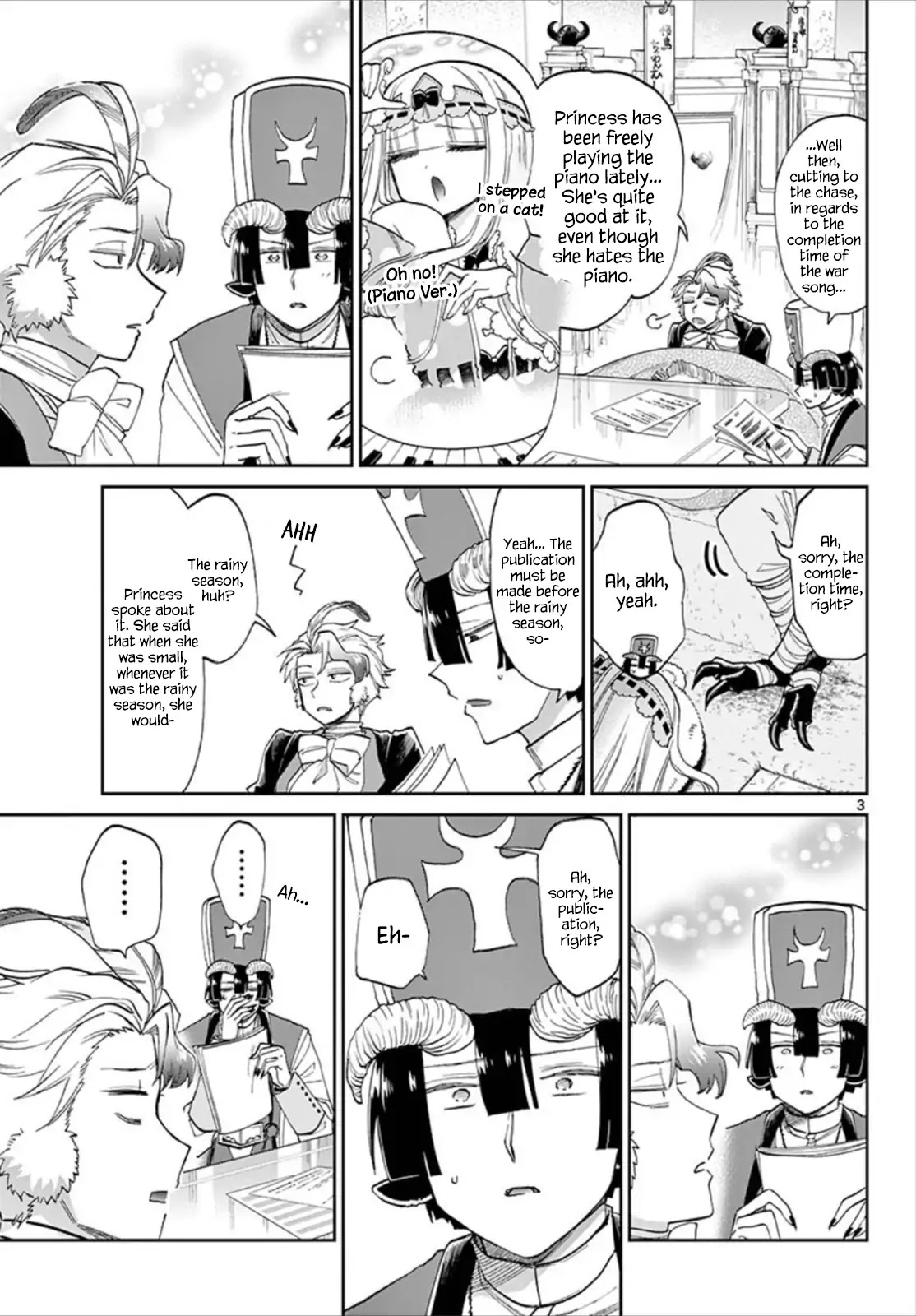 Maou-jou de Oyasumi Chapter 89 page 3 - Chapter 89: You Dug Into a Grave, Not a Kotatsu!