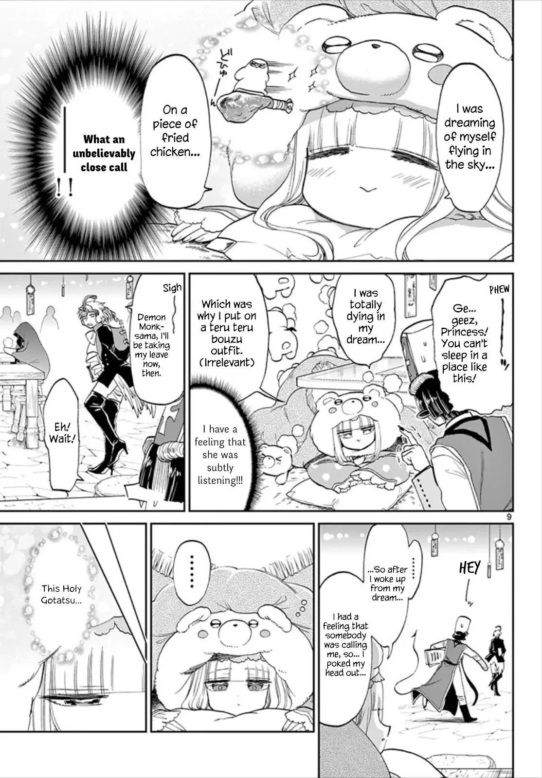 Maou-jou de Oyasumi Chapter 89 page 9 - Chapter 89: You Dug Into a Grave, Not a Kotatsu!