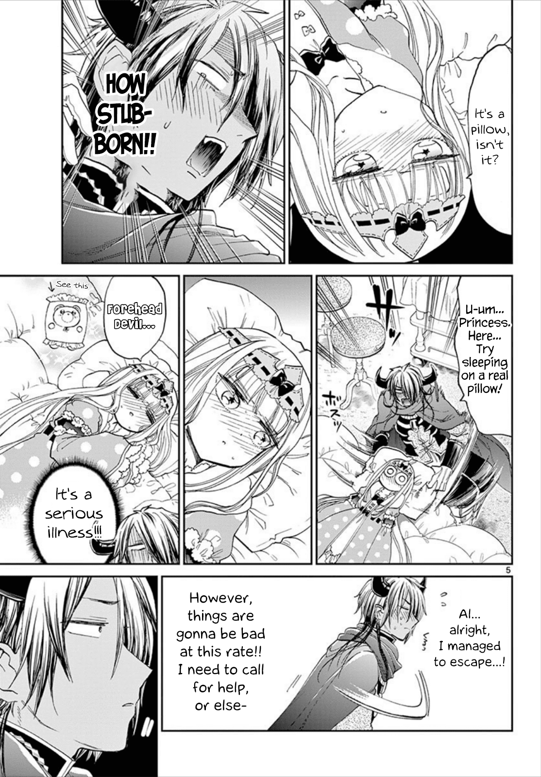 Maou-jou de Oyasumi Chapter 91 page 5 - Chapter 91: 1-on-1 in the Ward