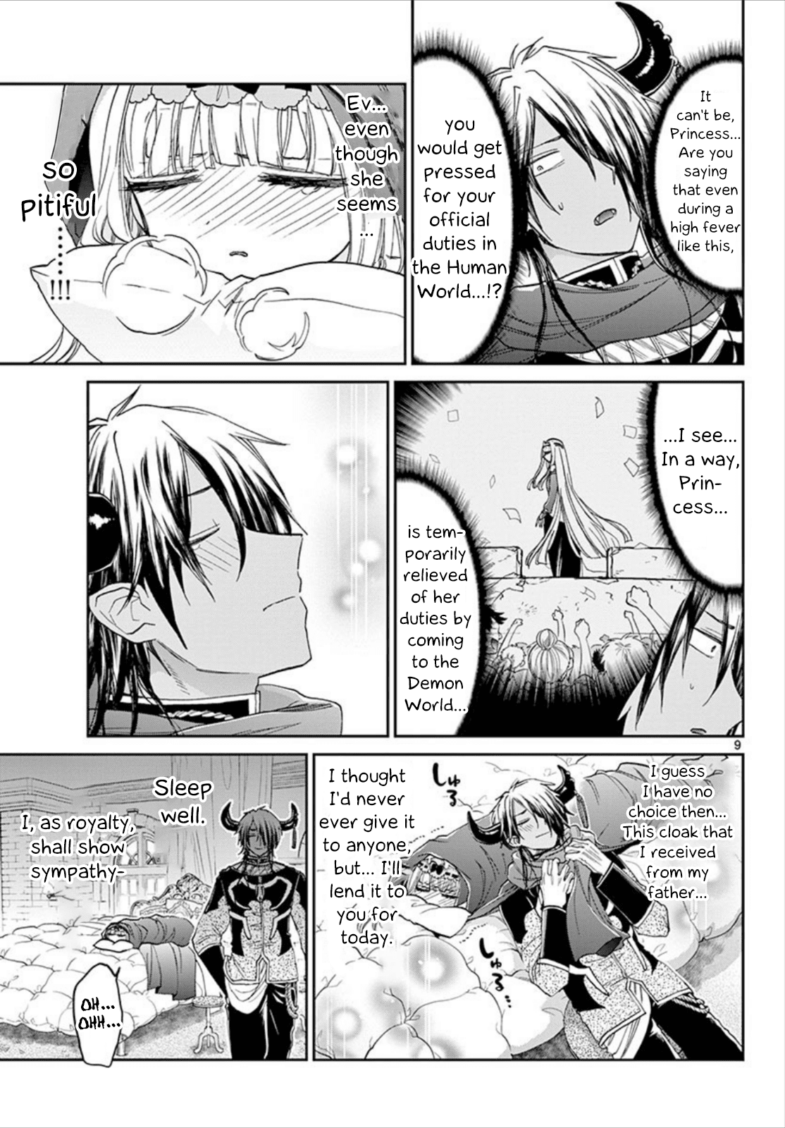 Maou-jou de Oyasumi Chapter 91 page 9 - Chapter 91: 1-on-1 in the Ward