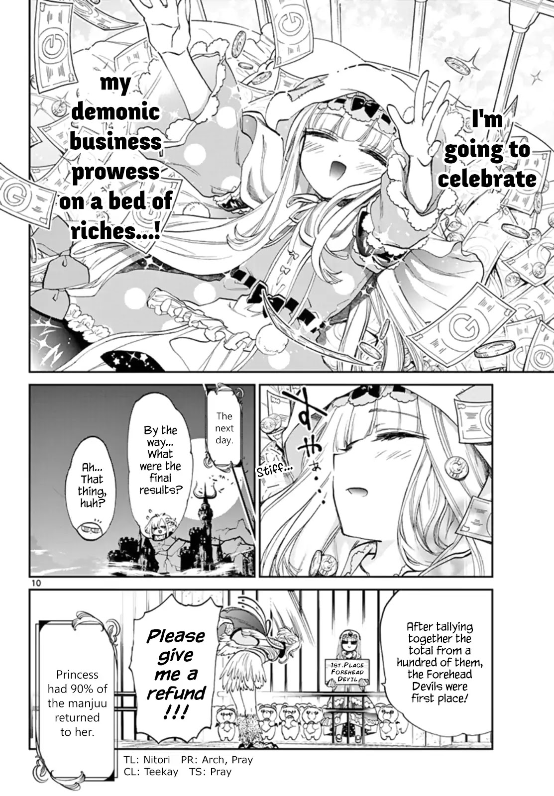 Maou-jou de Oyasumi Chapter 93 page 10 - Chapter 93: Since It Feels Suprisingly Good The Moment You Support Someone